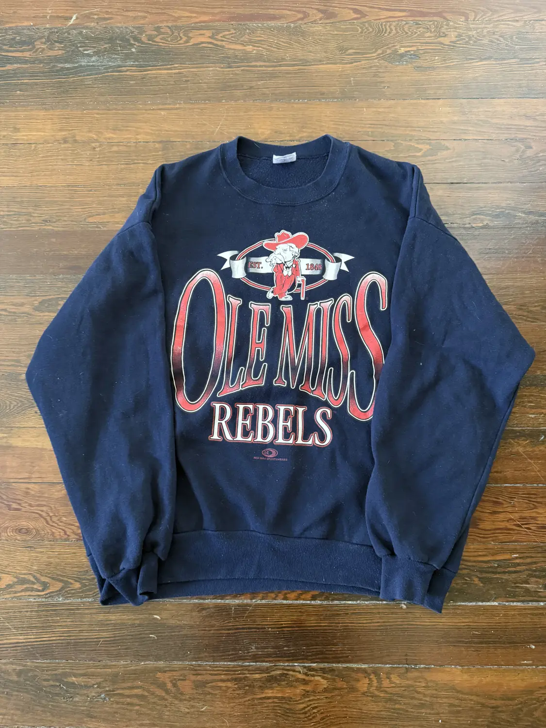 Vintage Ole Miss Rebels Crewneck Sweatshirt