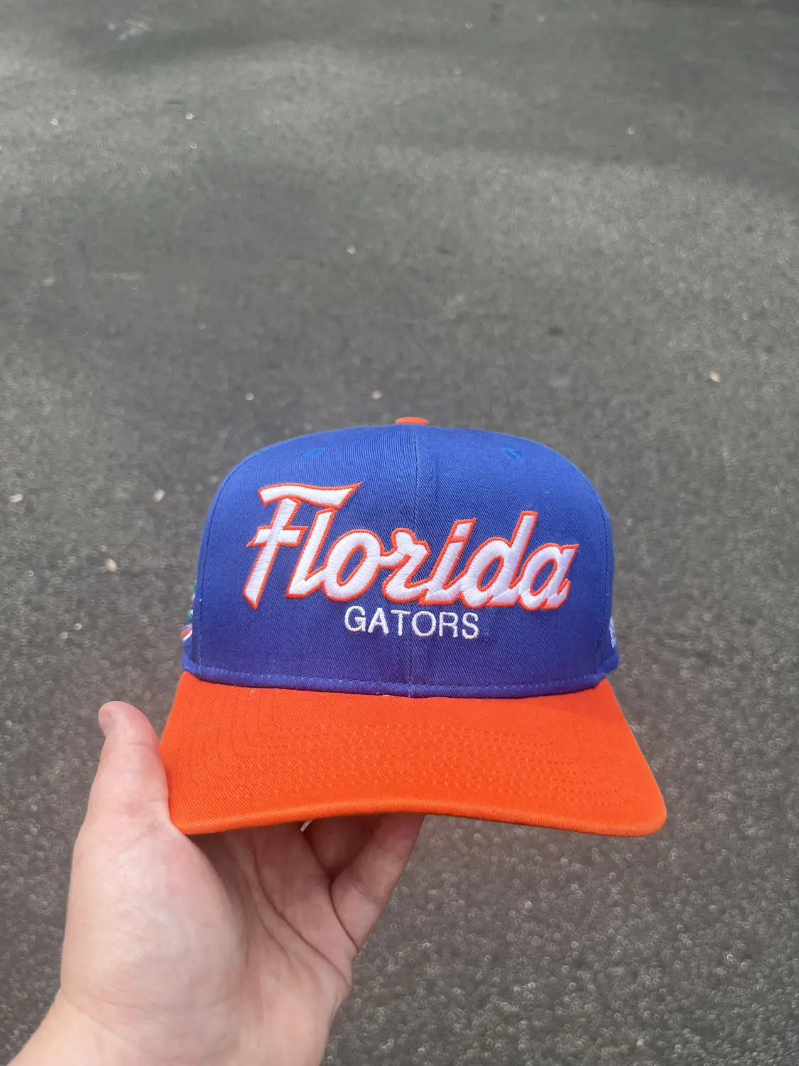 90s Sports Specialties Florida Gators Script Snapback