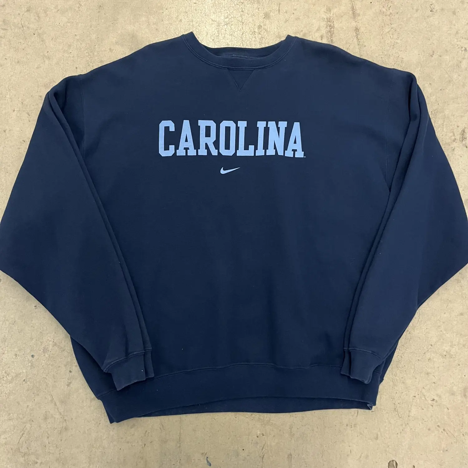 Vintage UNC Carolina Nike Center Swoosh Crewneck