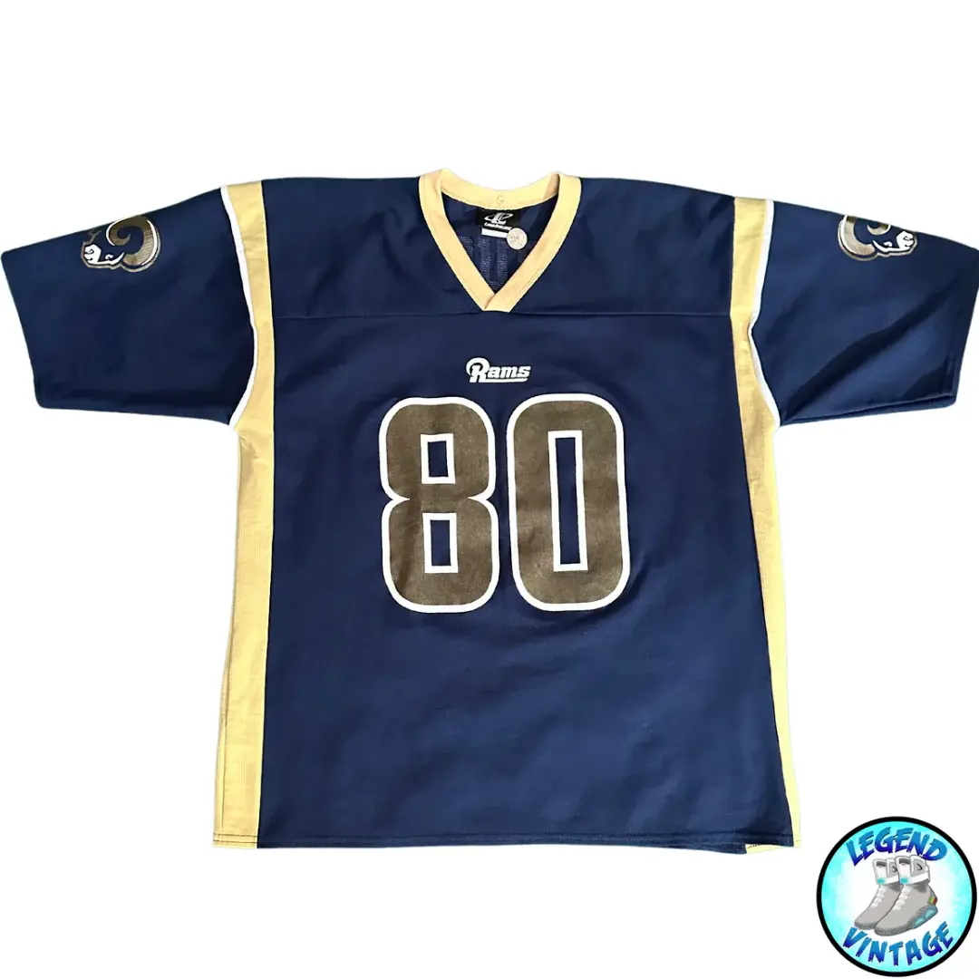 Isaac Bruce ST Louis Rams Navy