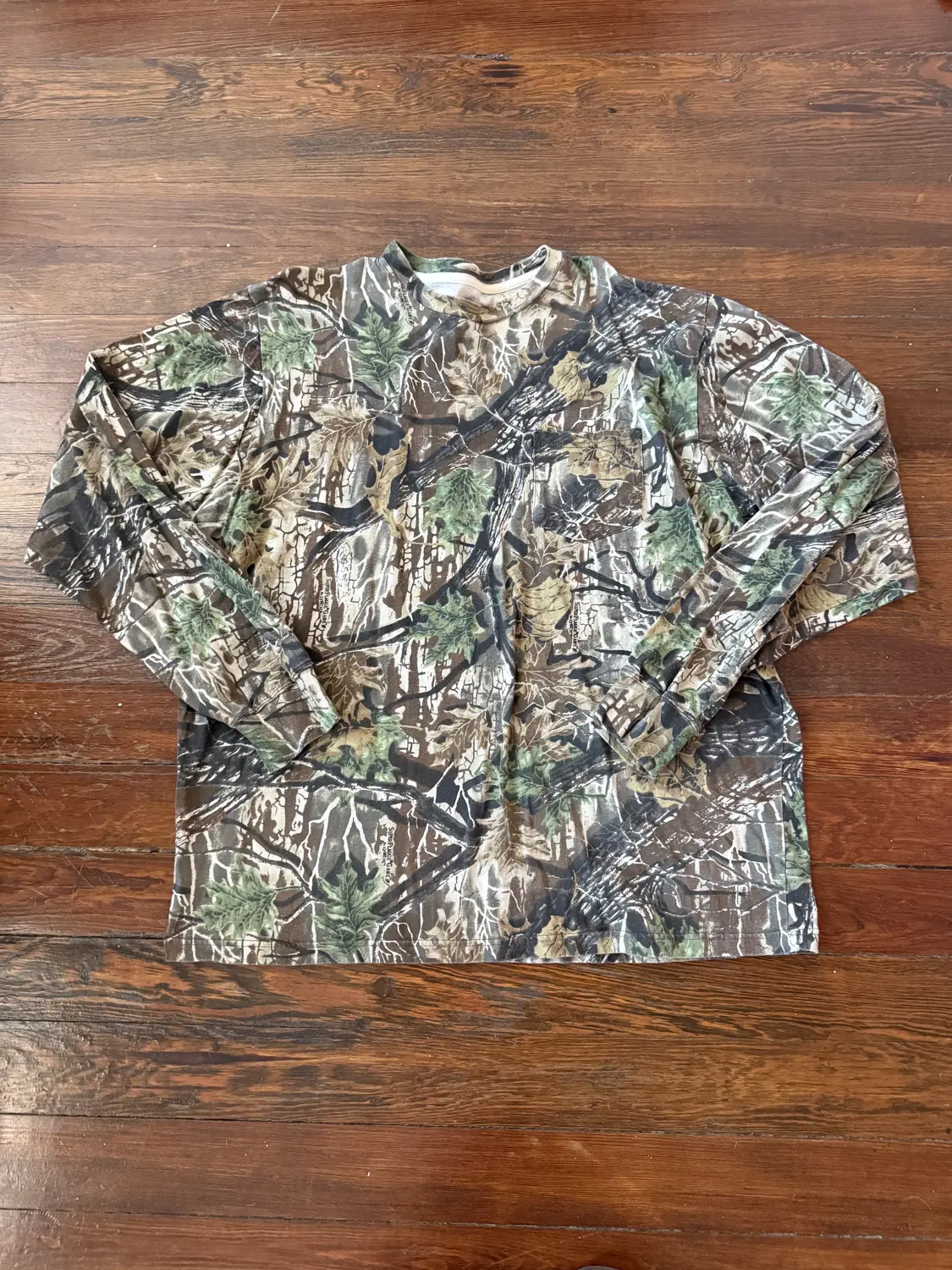 Crazy Vintage Realtree Long Sleeve T Shirt