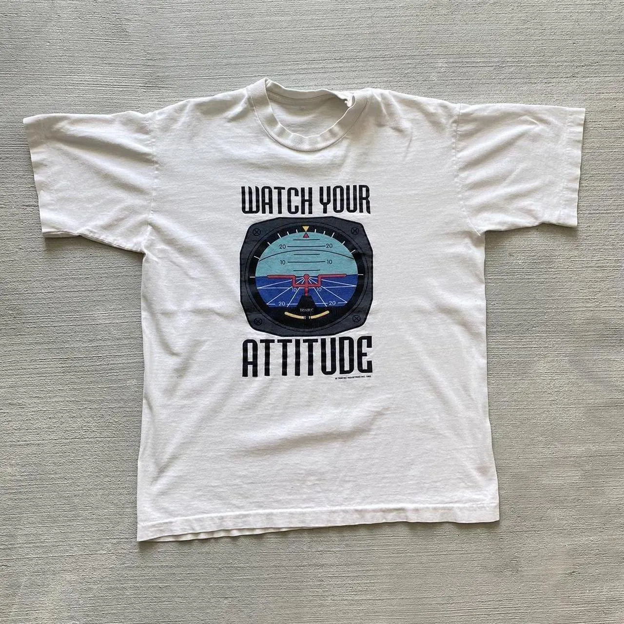 Vintage 1992 "Watch Your Attitude Tee"