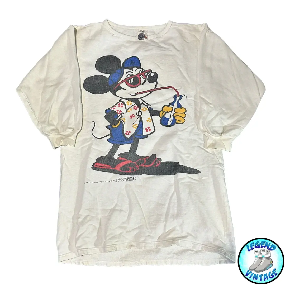 Mickey Mouse In The Sun Long Crewneck