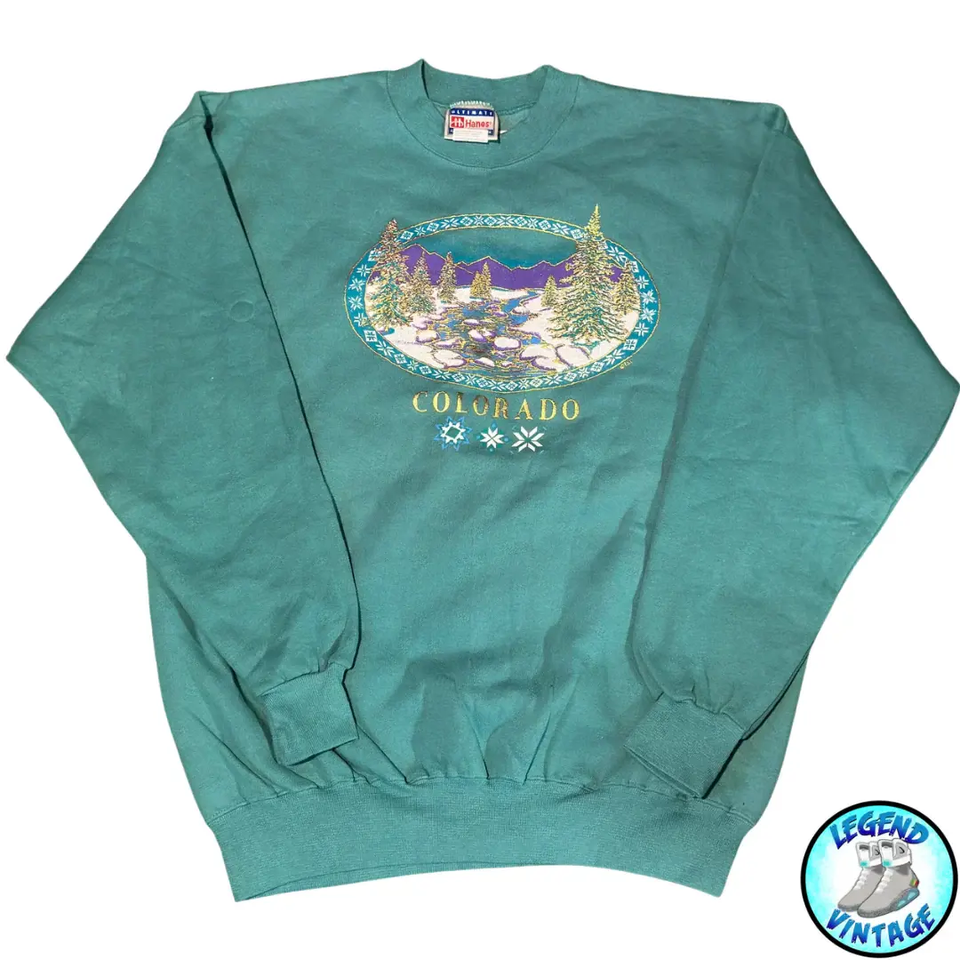 Colorado Snow Landscape Crewneck