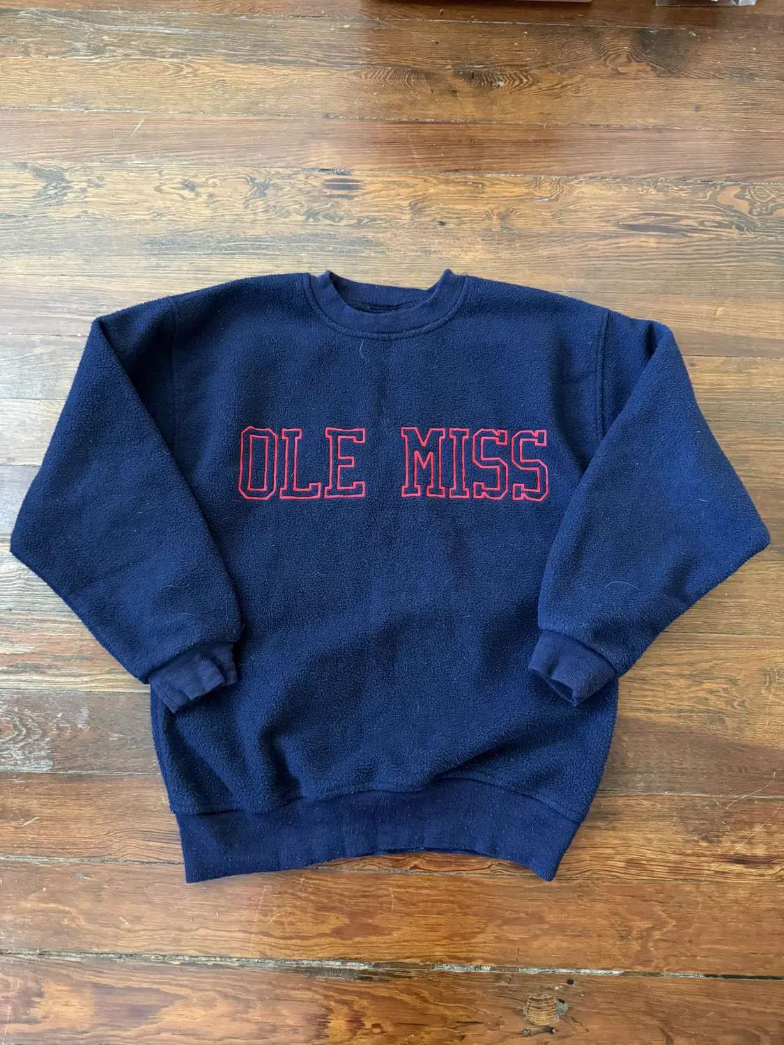 Vintage Ole Miss Fleece Sweatshirt