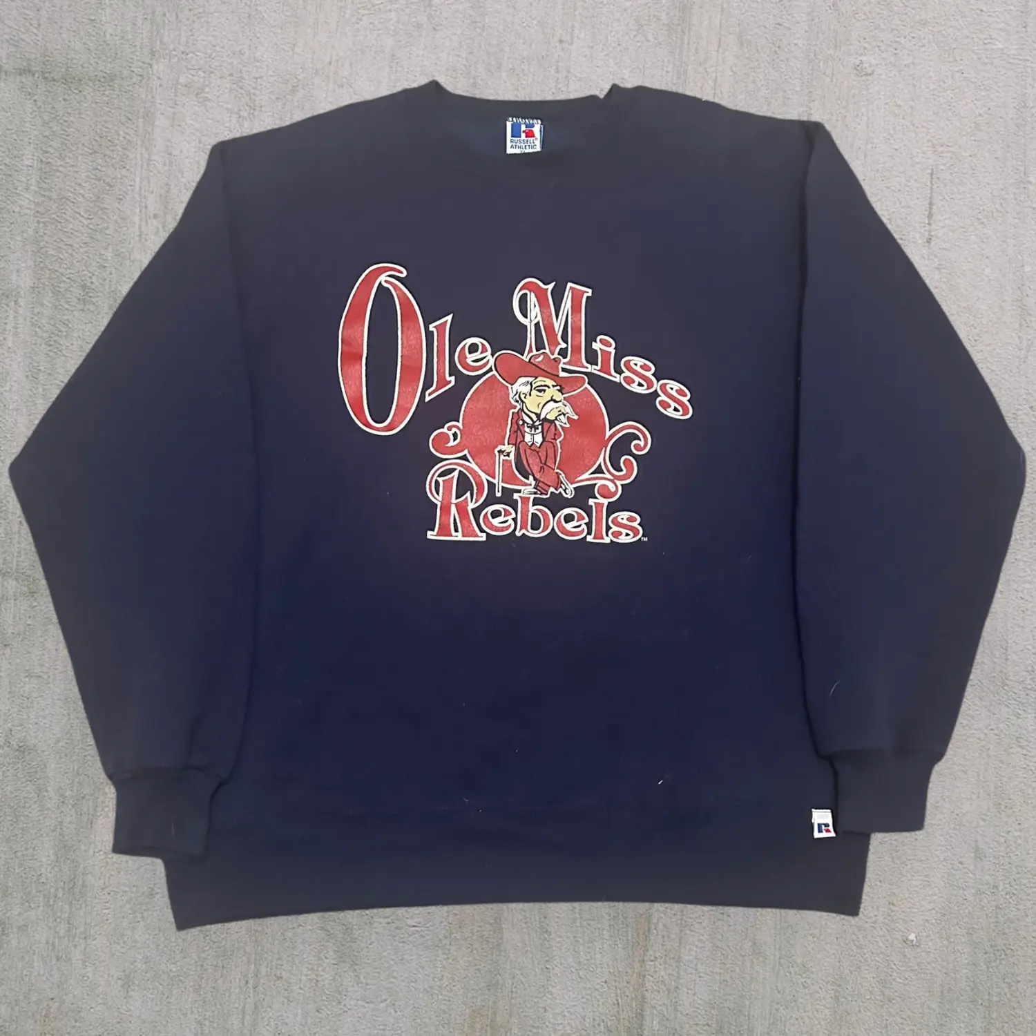 90s Ole Miss Russel sweatshirt