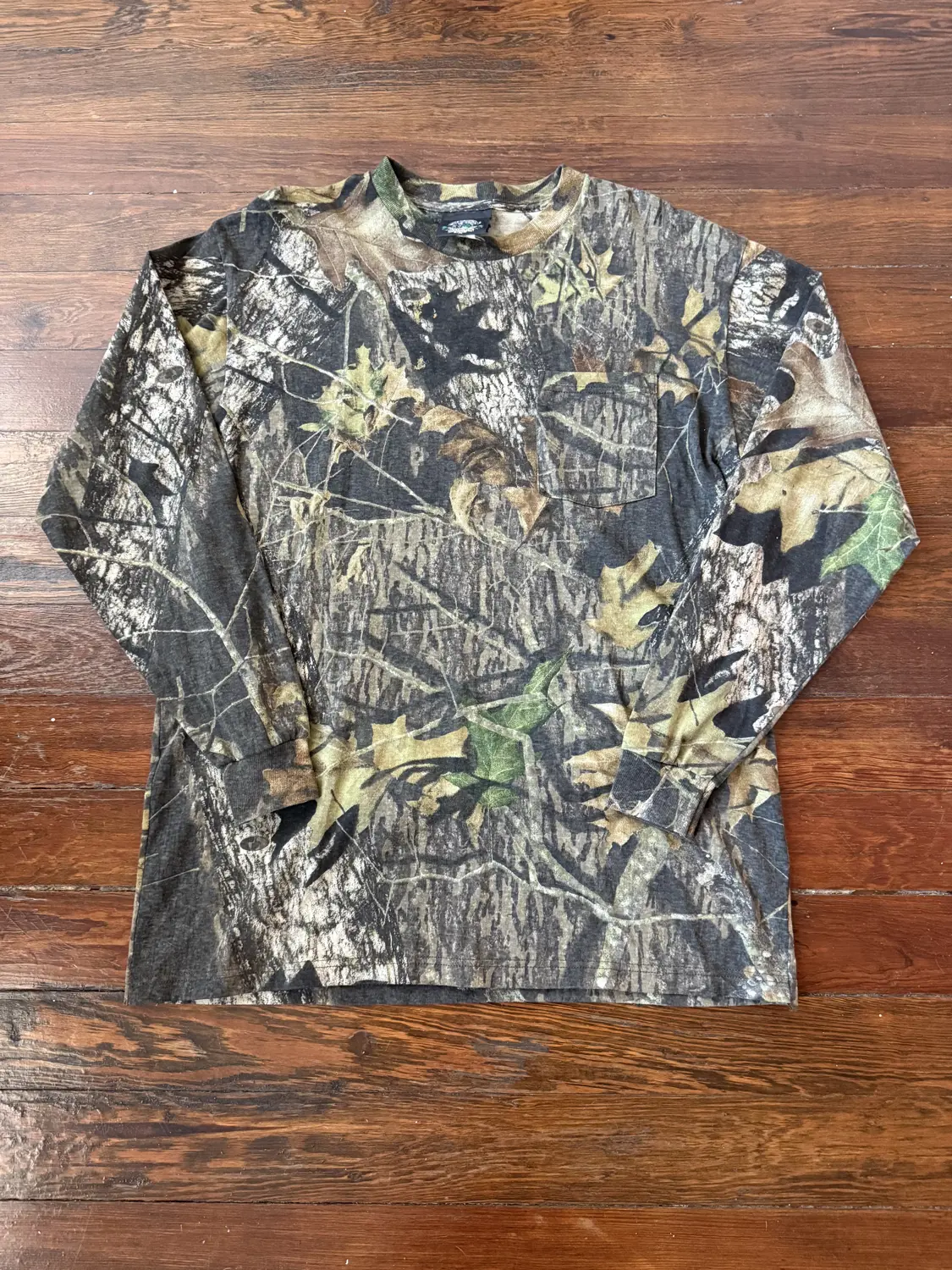 Vintage Mossy Oak Long Sleeve T Shirt