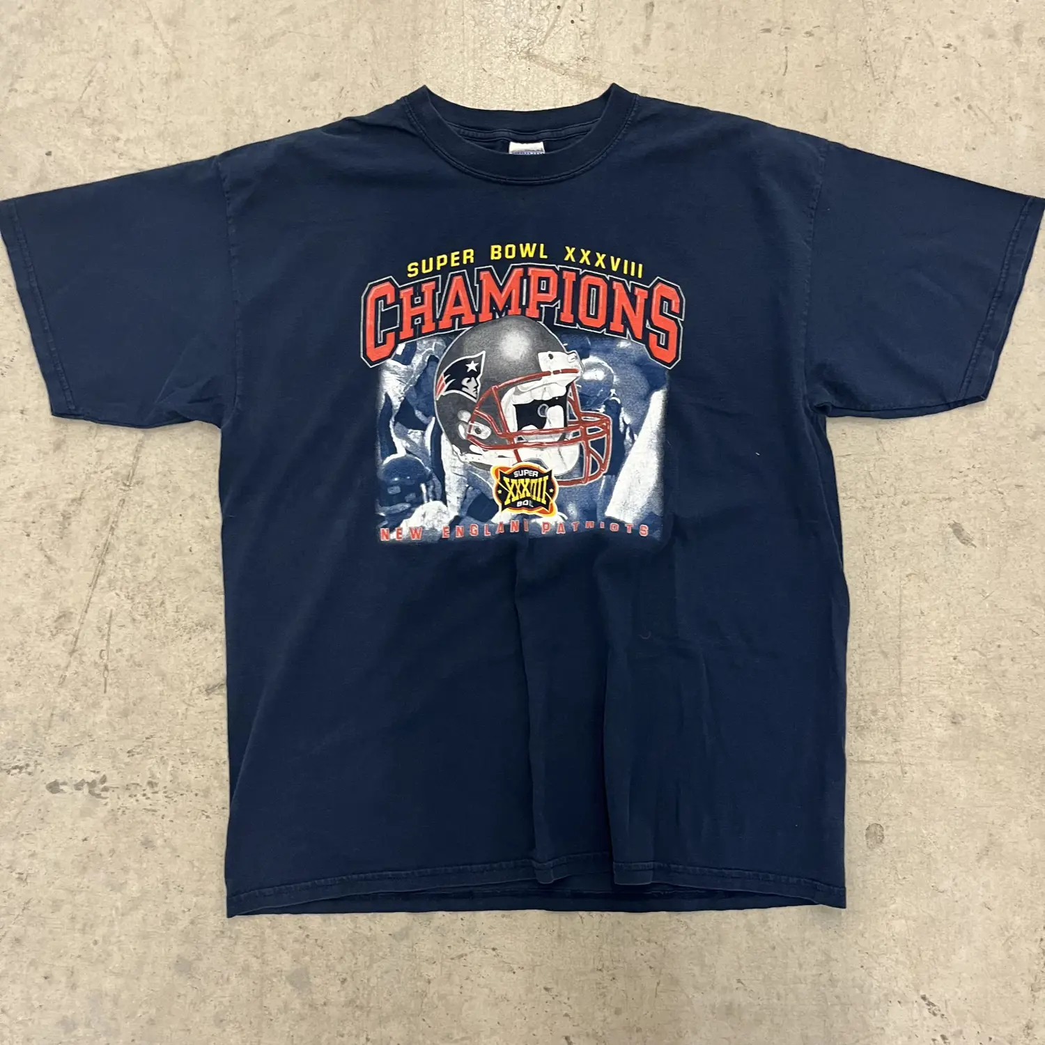 Vintage Super Bowl XXXVIII Patriots Tee