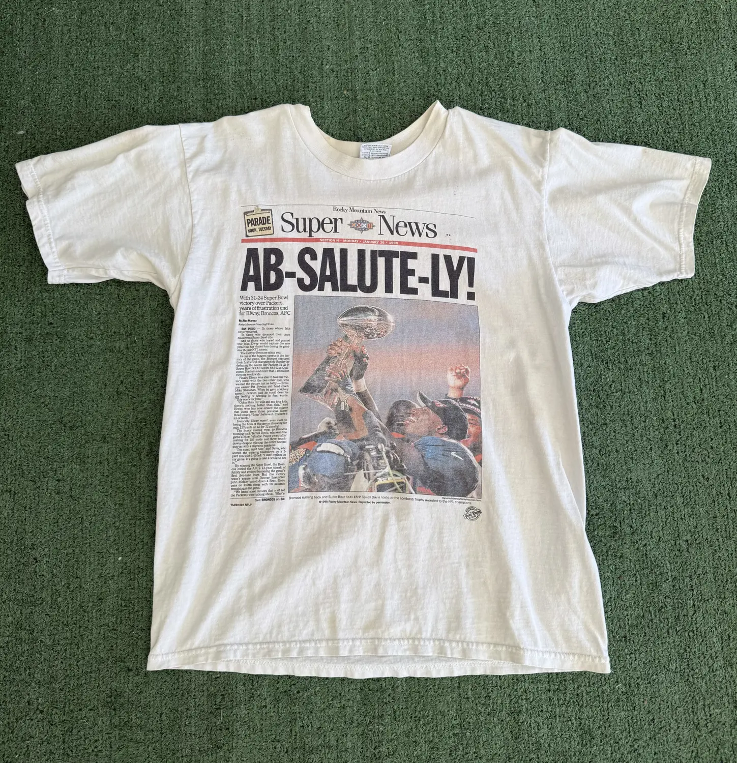 1998 Broncos Super Bowl Championship Tee