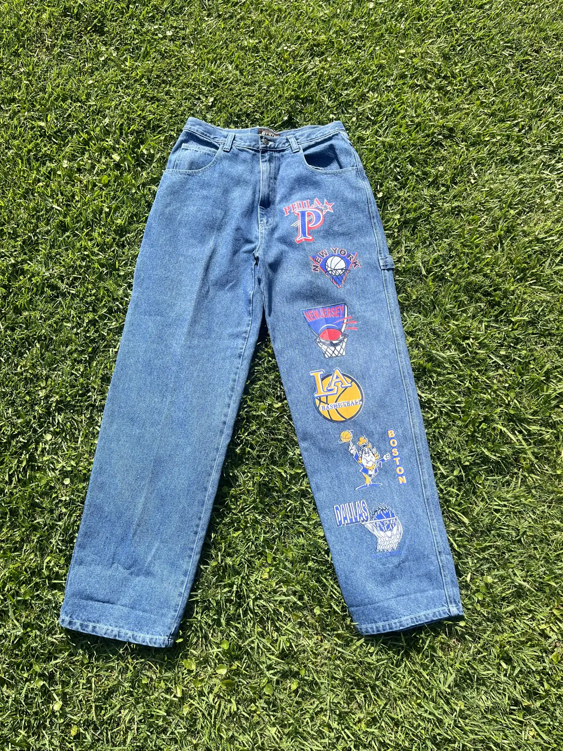 Vintage Griffin NBA worked jeans