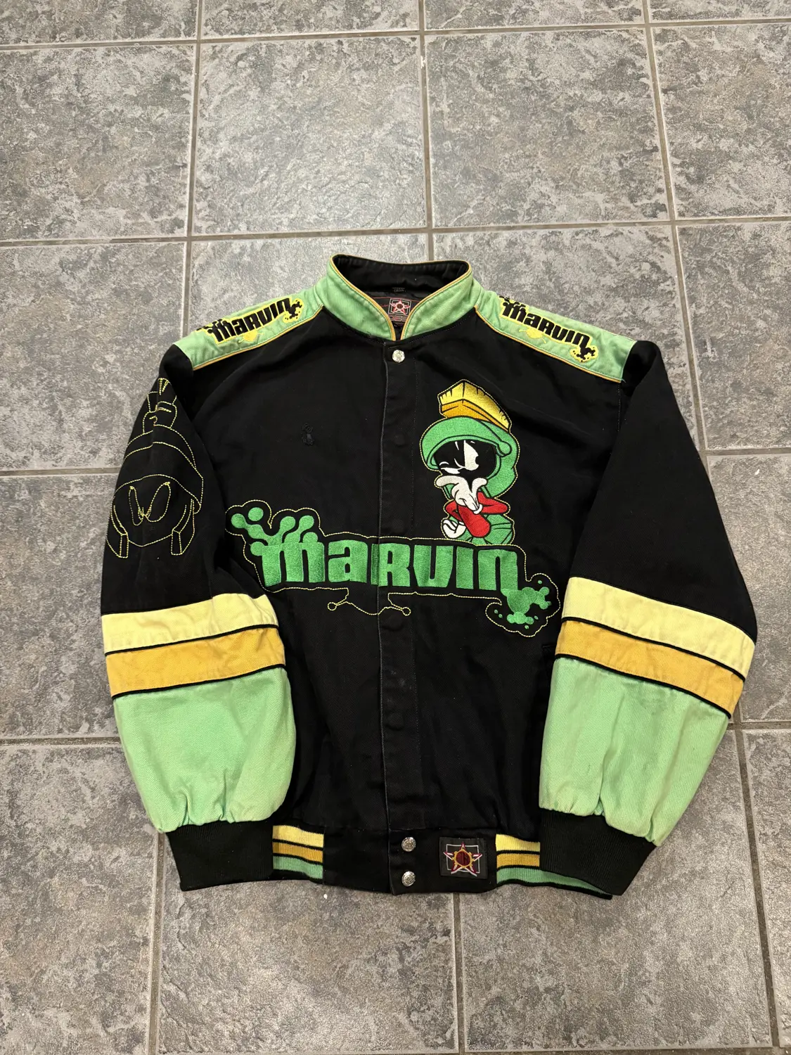 Vintage JH Design Marvin the Marvin NASCAR Jacket