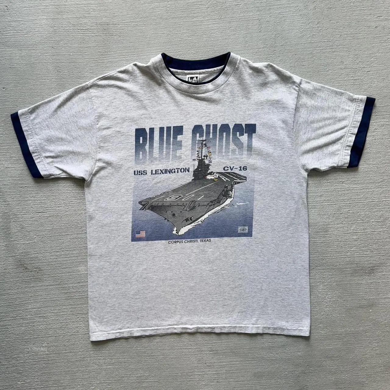 Vintage Military Air Force Tee “Blue Ghost”