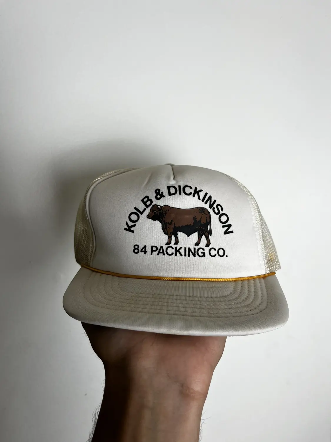 Vintage meat cow hat