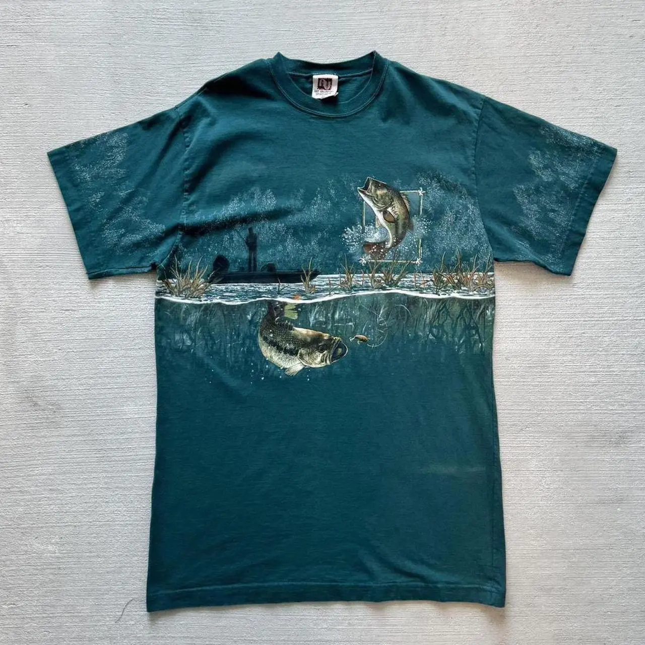 Vintage Wrap Around Fishing Tee