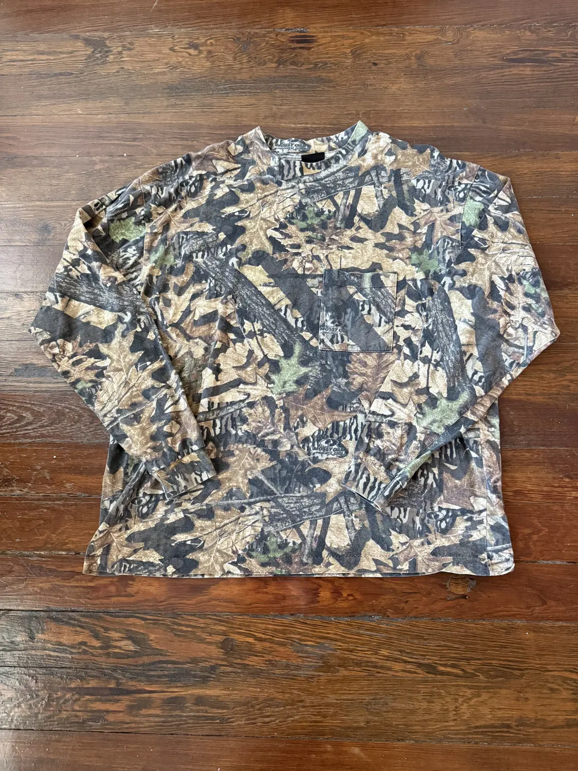 Vintage Liberty Mossy Oak Long Sleeve T Shirt