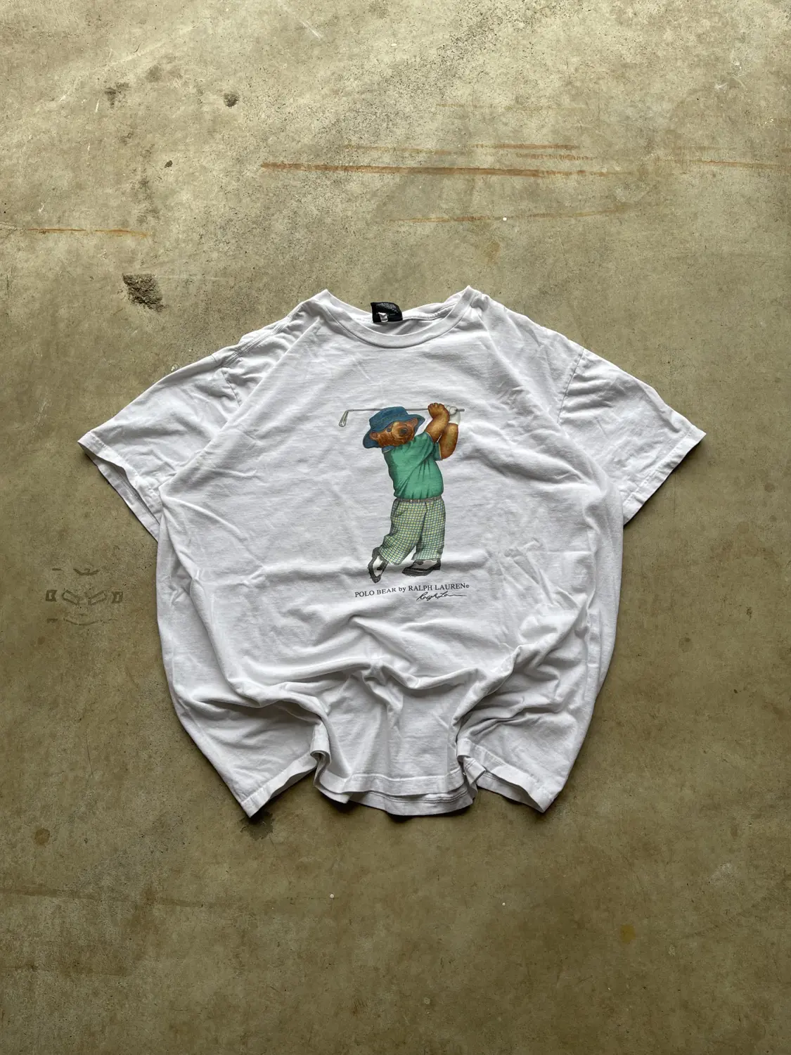 Vintage Polo Bear Golf Tee