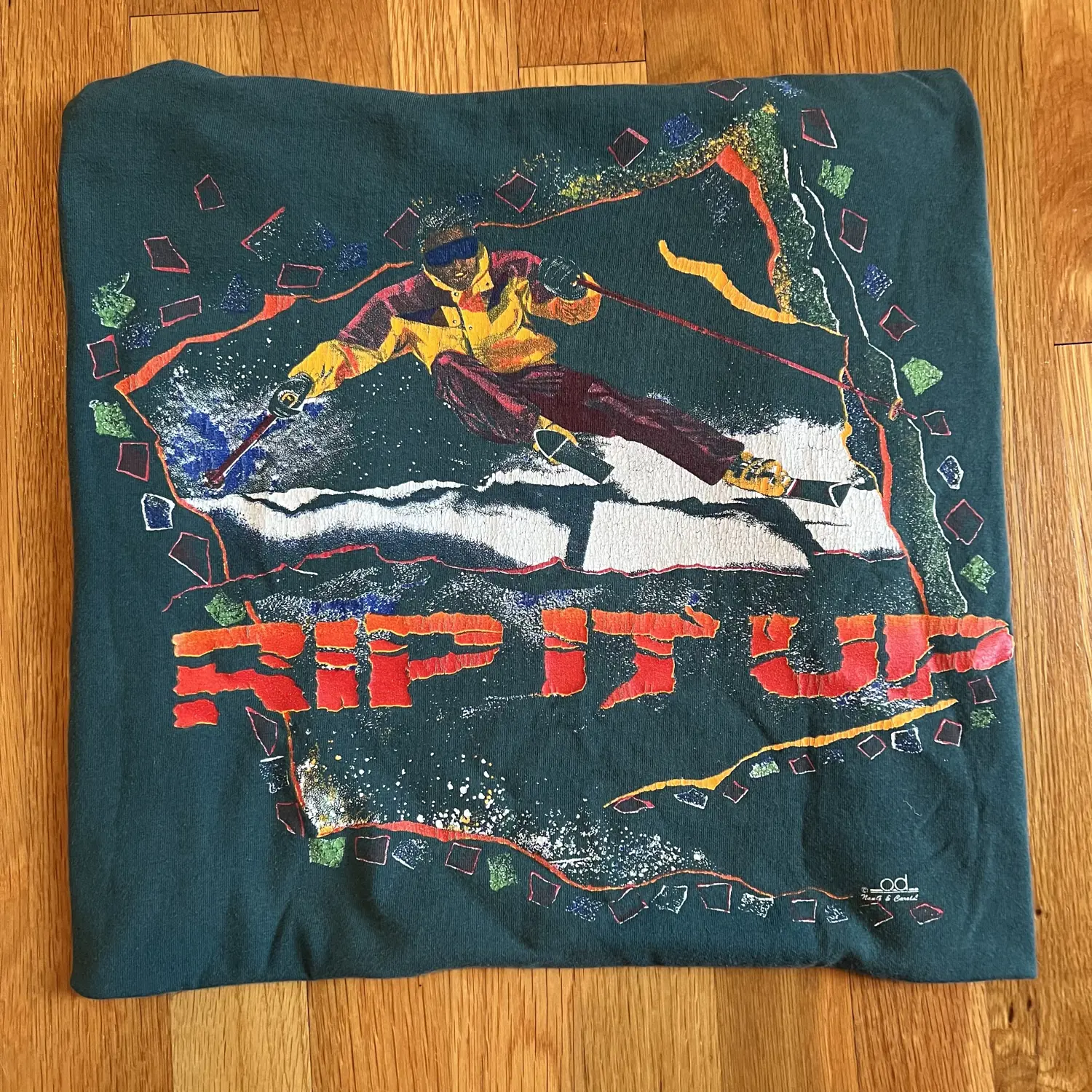 Vintage 90’s Ski Tshirt (large)