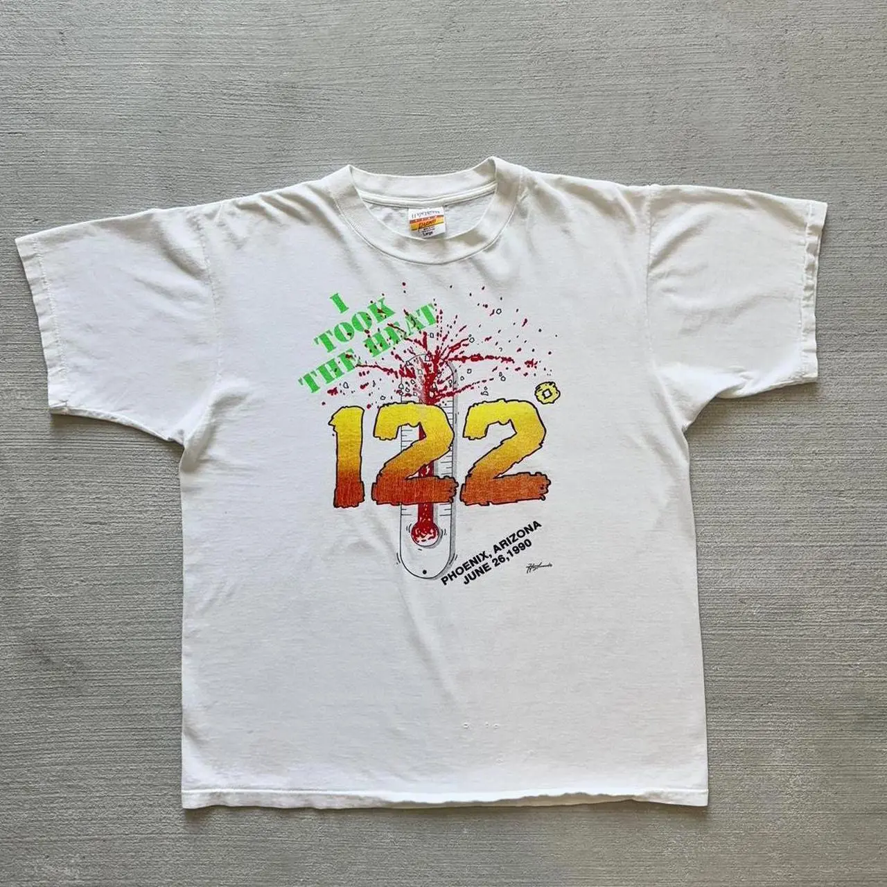 Vintage 1990 Temperature Tee