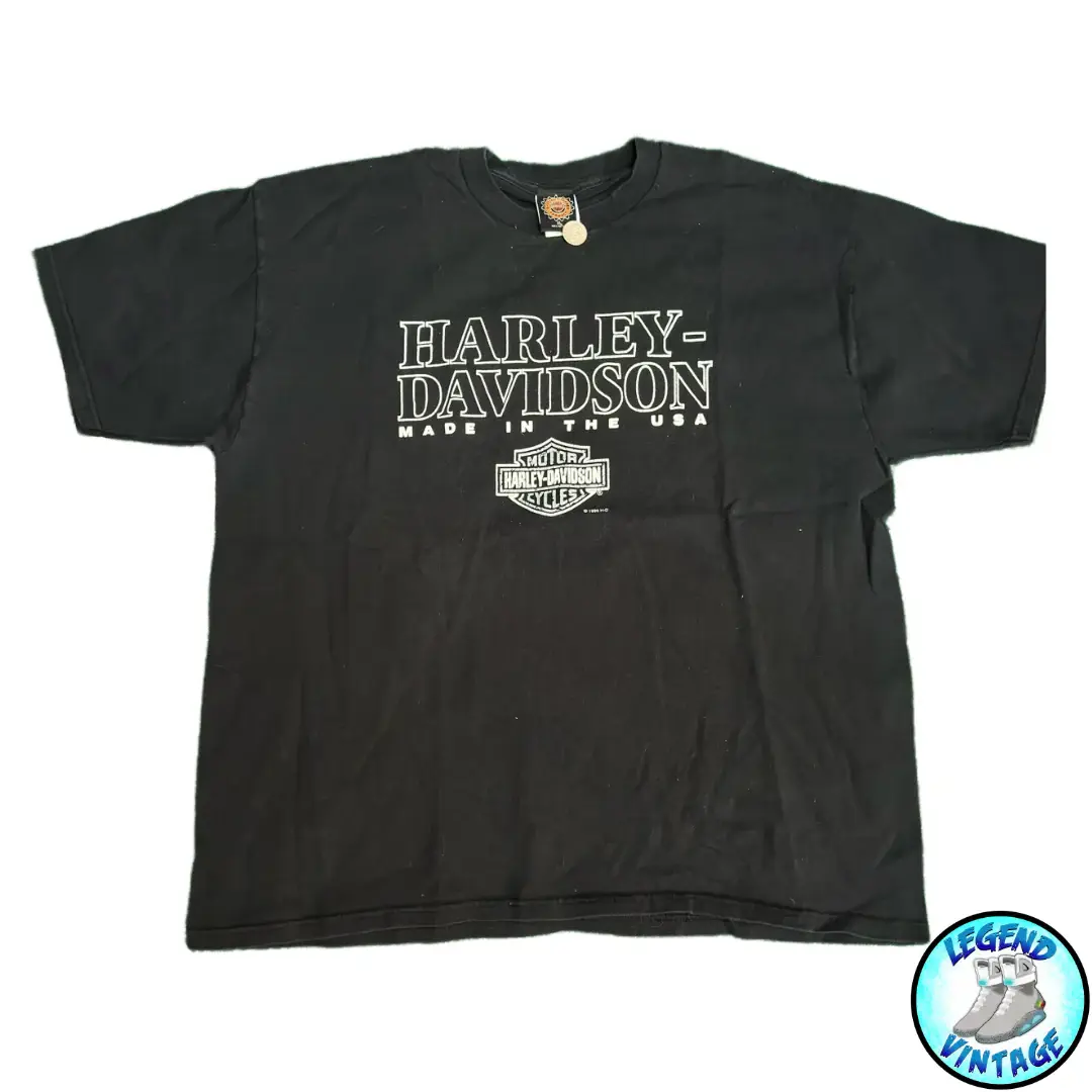 Harley Davidson Spellout USA T-shirt