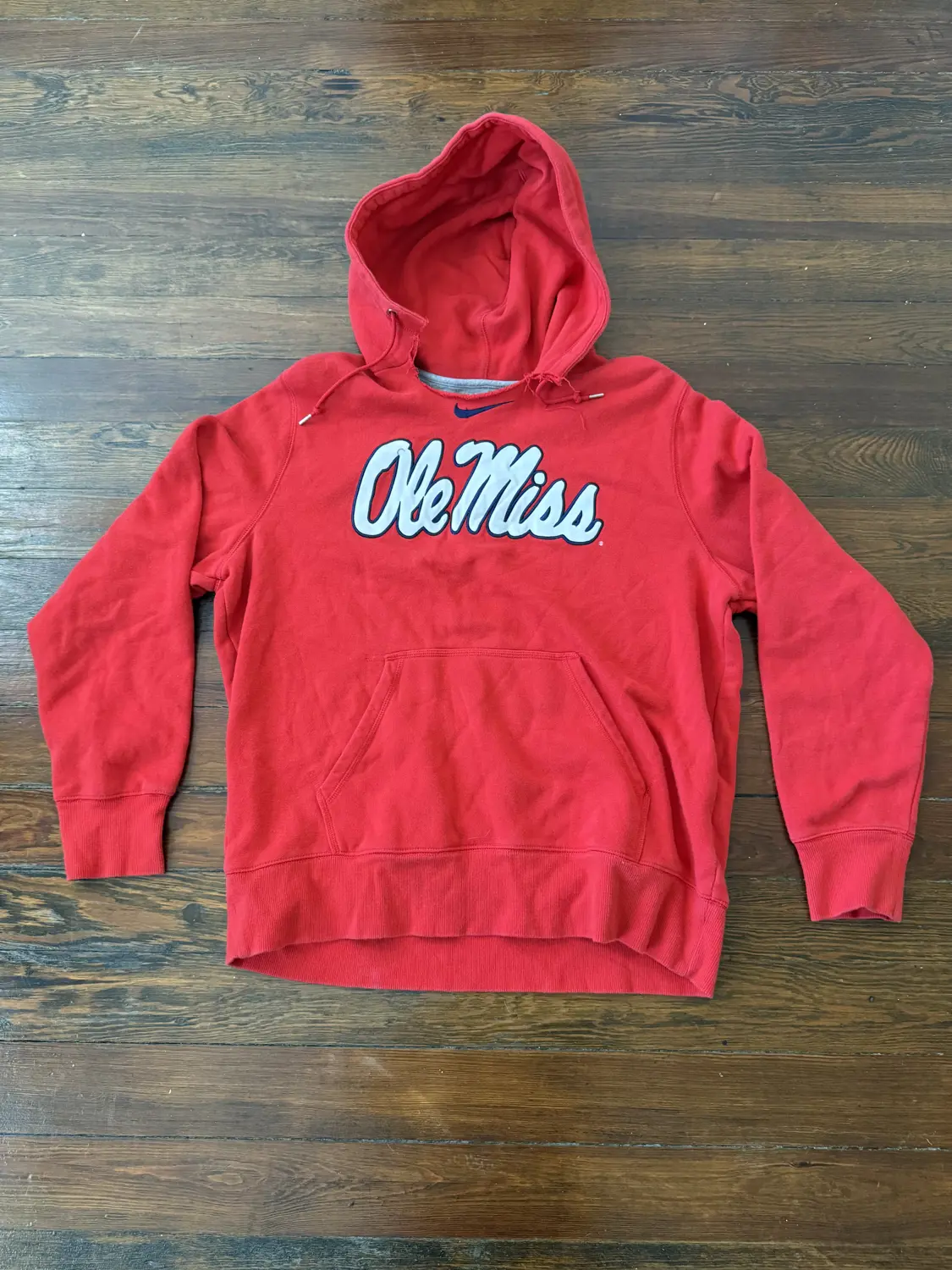 Nike center swoosh ole miss hoodie