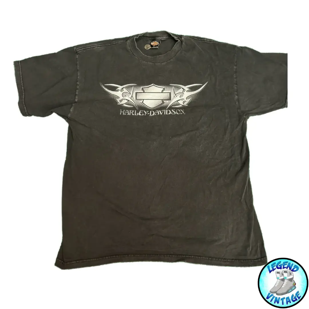 Harley Davidson Spellout Metal T-shirt