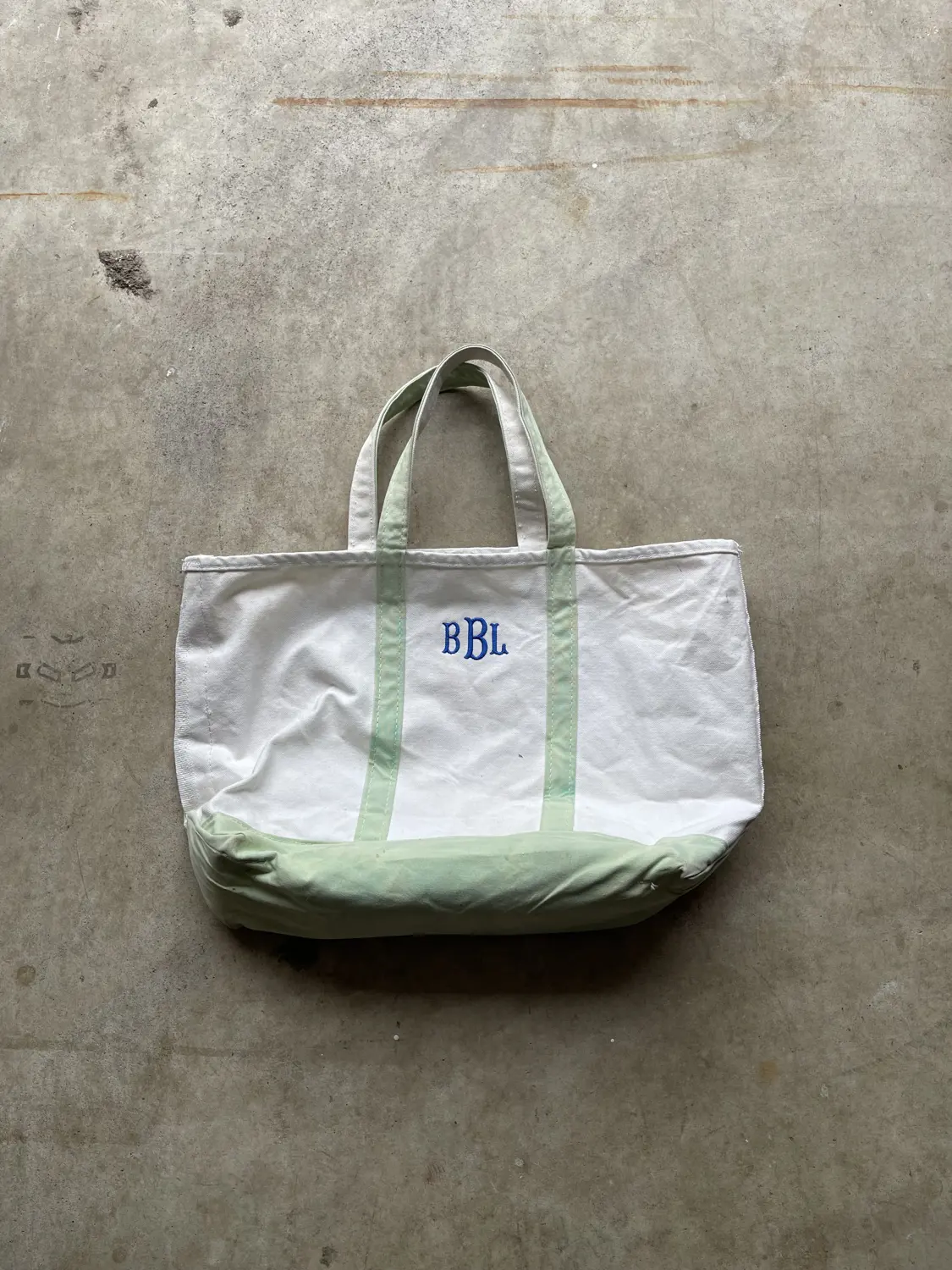 Vintage BBL Large LL Bean Tote Bag