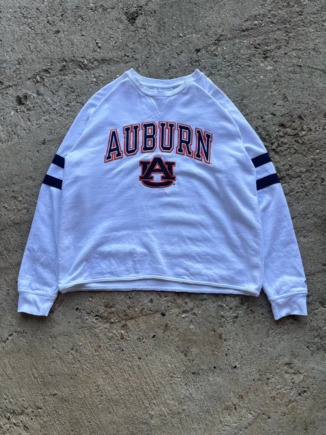 2000s White Auburn Sweatshirt