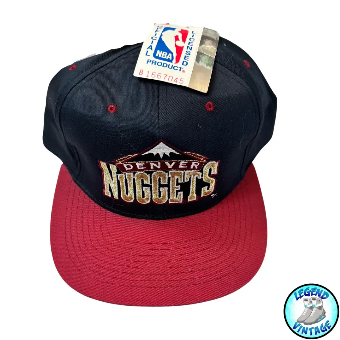 Denver Nuggets Black Plan Logo Hat