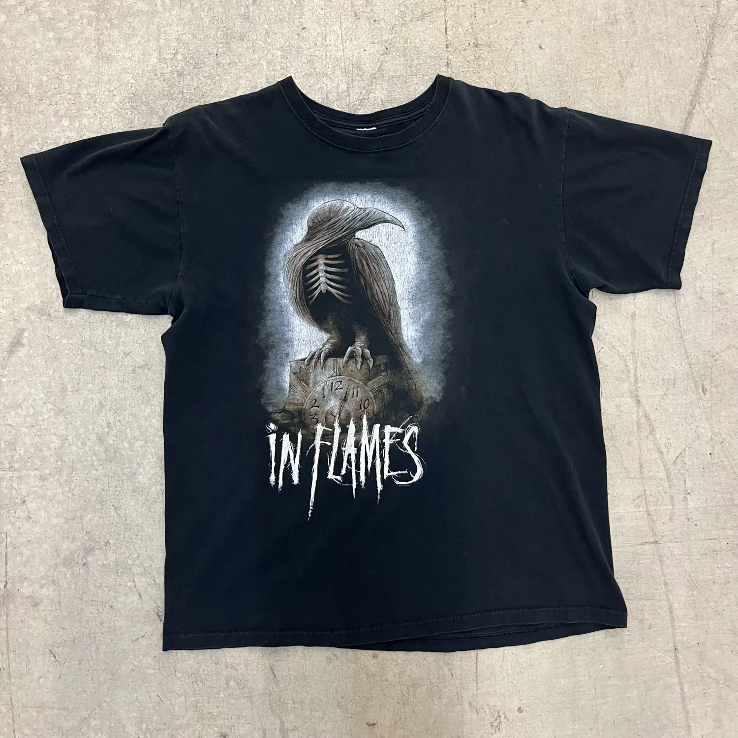 Y2K In Flames Band Tee