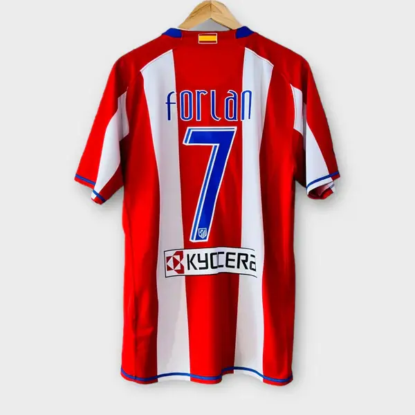 Atlético Madrid 2007/08 Home - Forlan 7 (Large)