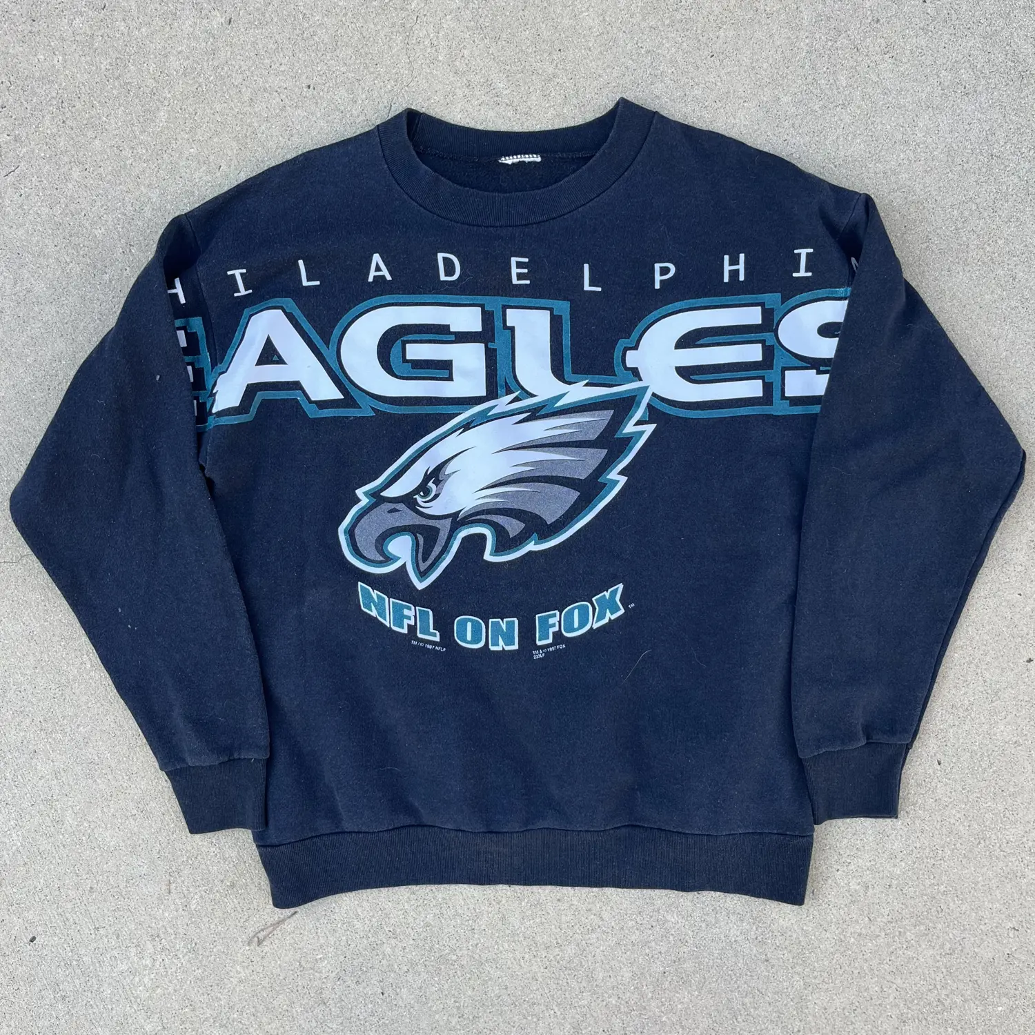 Vintage Philadelphia Eagles Spellout Crewneck