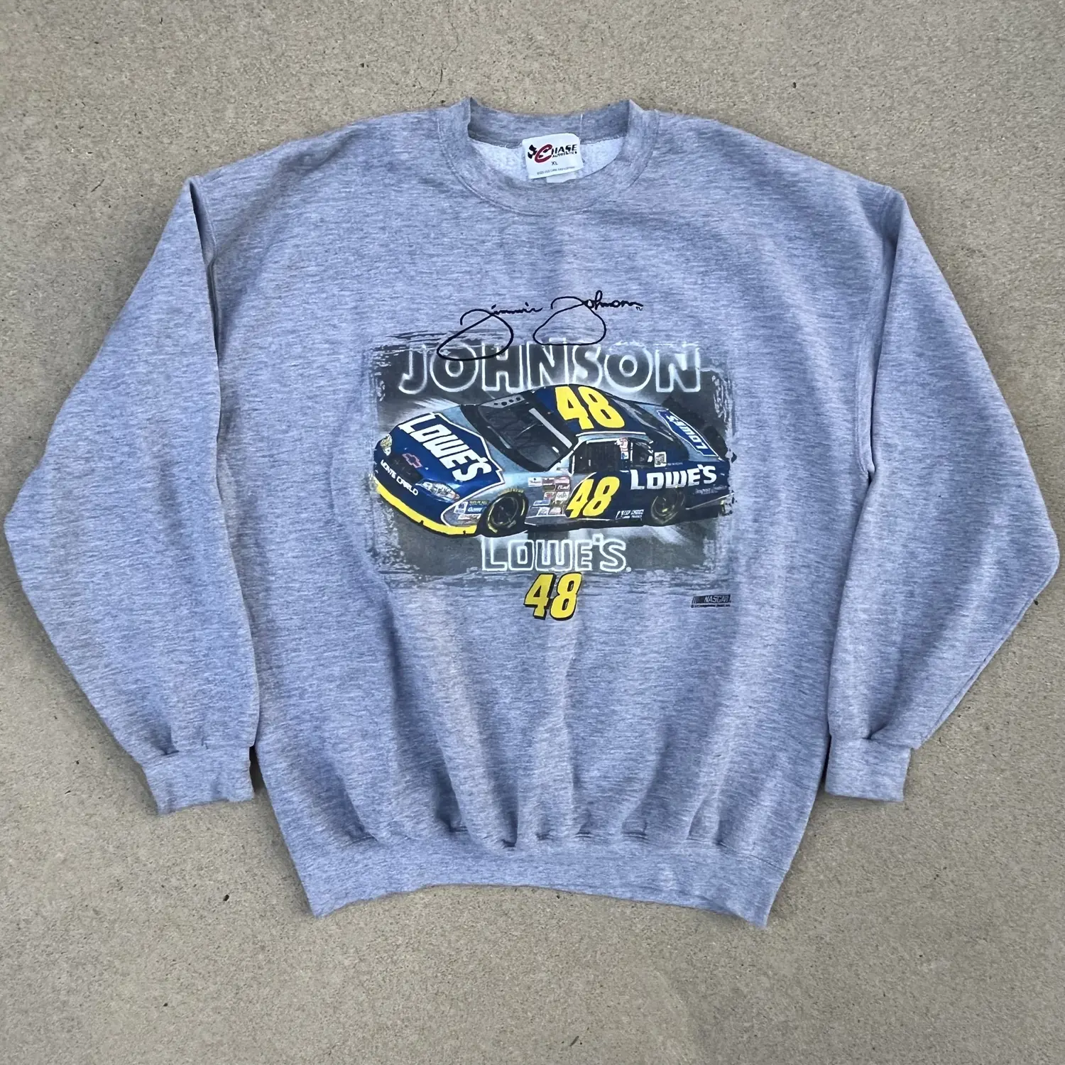 Vintage Jimmie Johnson NASCAR Crewneck