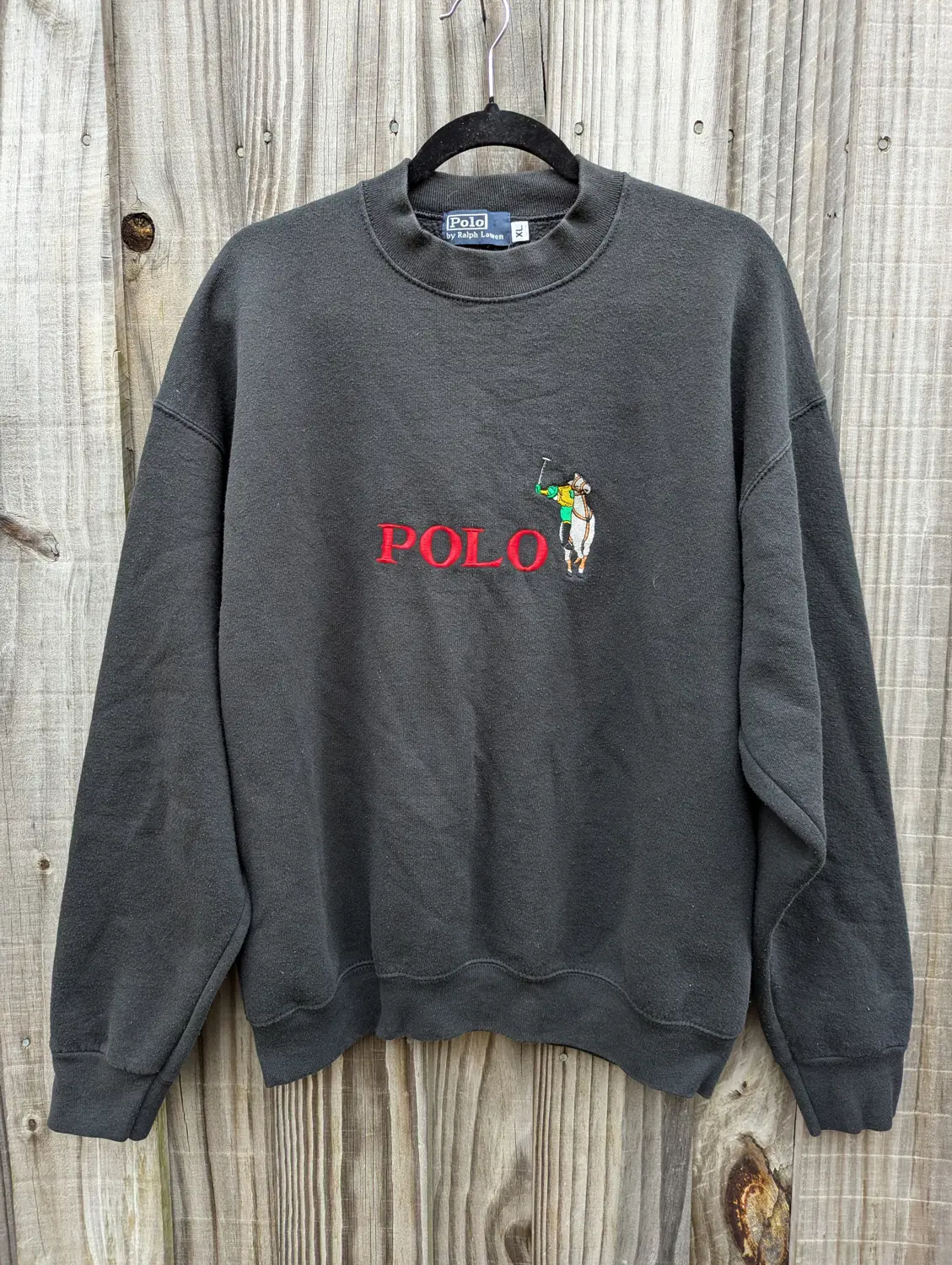 Vintage 90's Bootleg Ralph Lauren Polo Sweatshirt Size XL