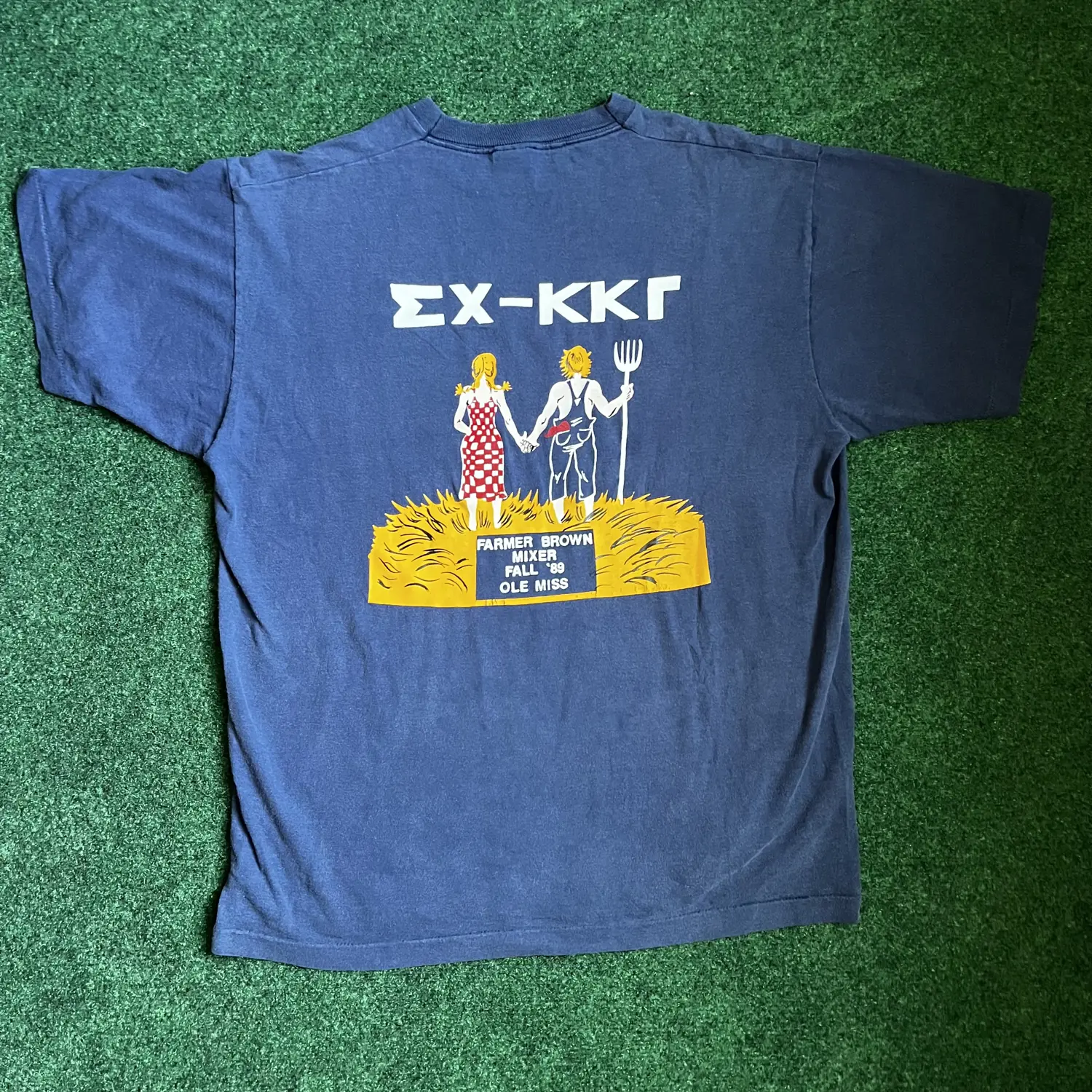 89’ KKG X Sig Chi Farmer Brown Tee