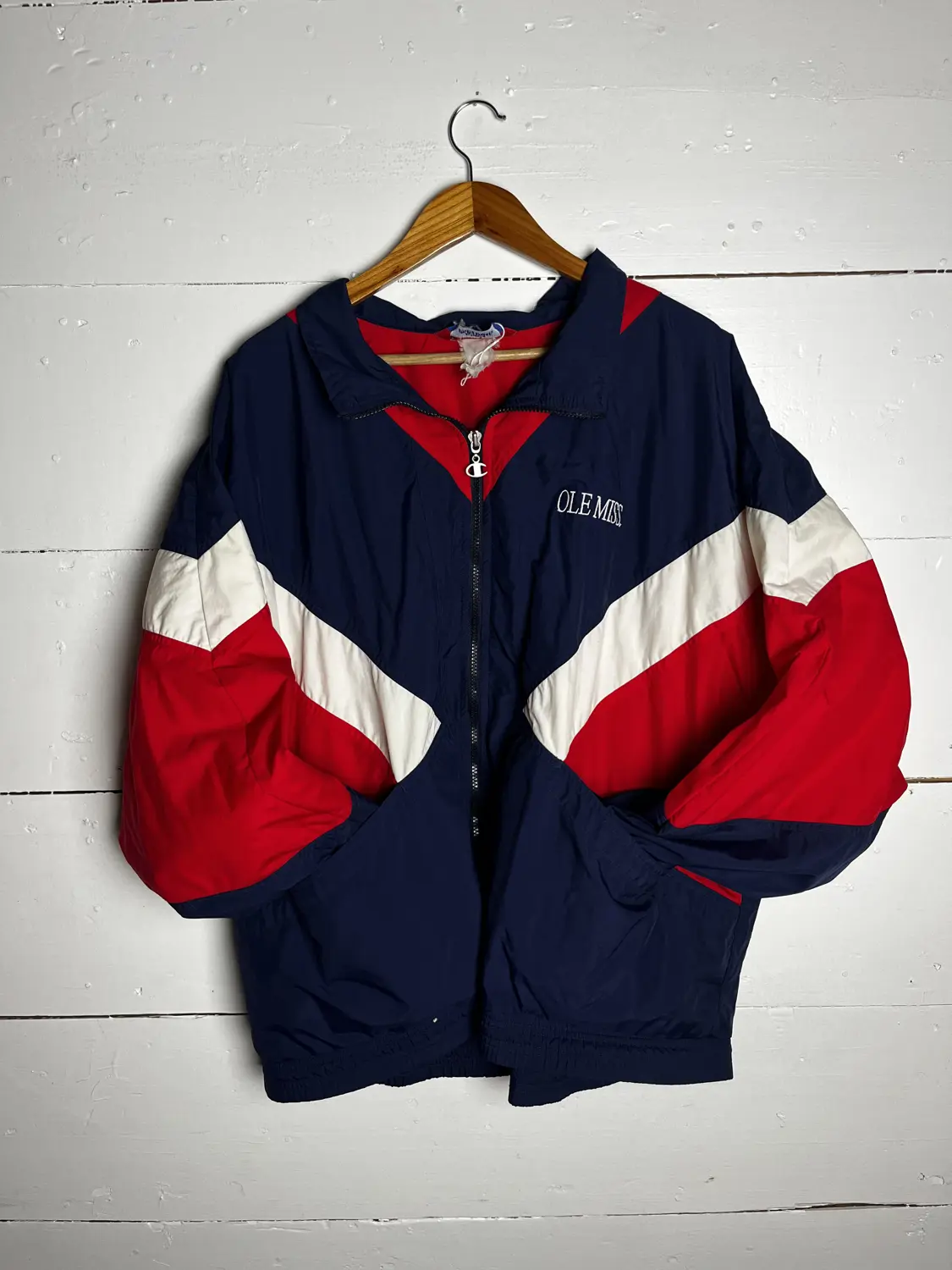 Vintage champion ole miss jacket XL