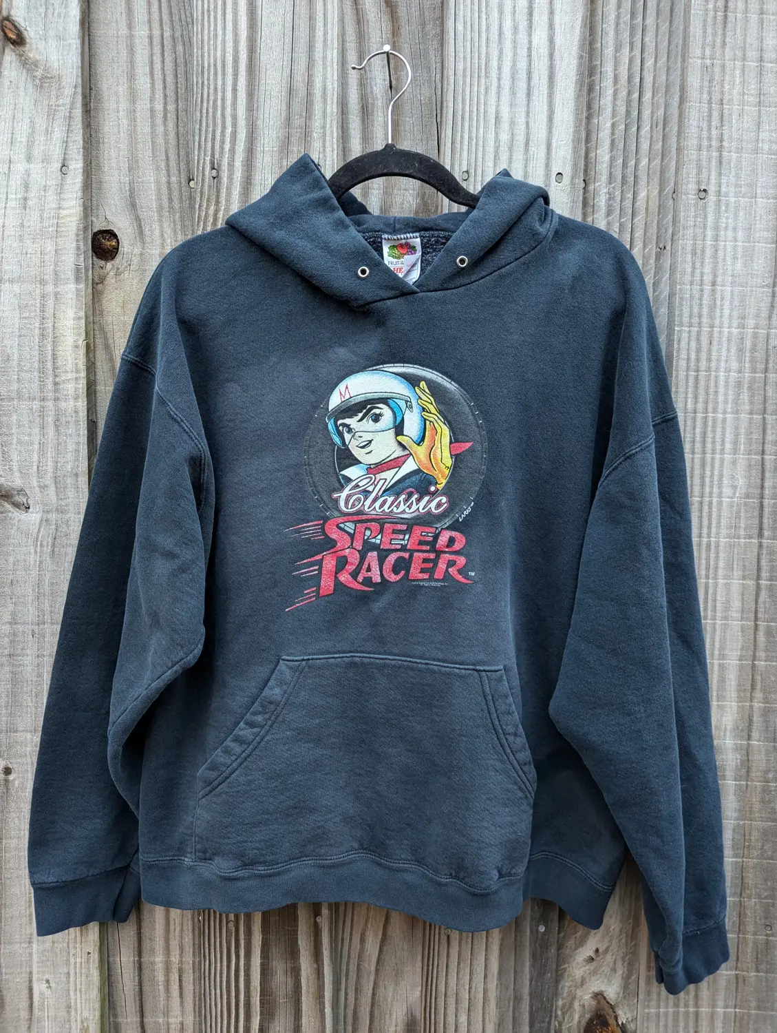 Vintage Y2K Classic Speed Racer Hoodie Size XL