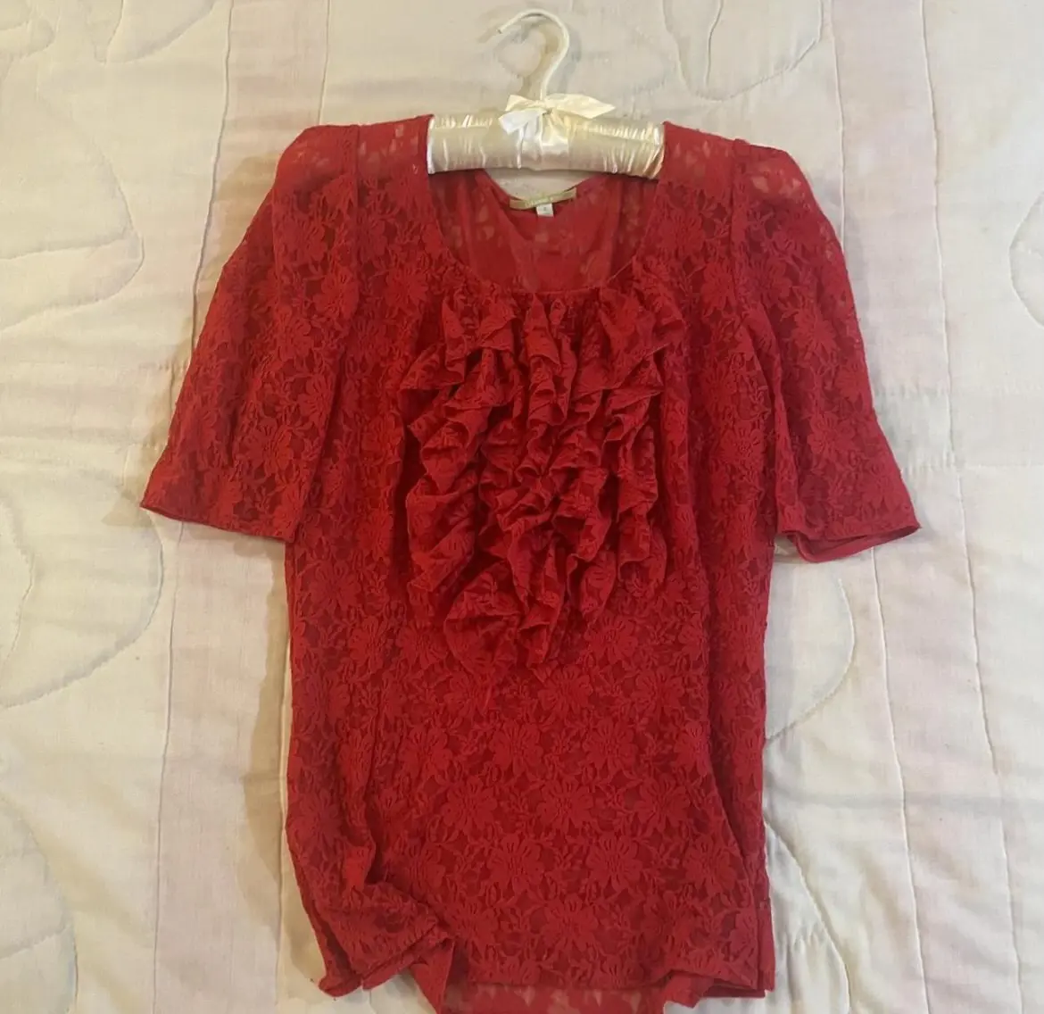 Vintage Ruffled Blouse