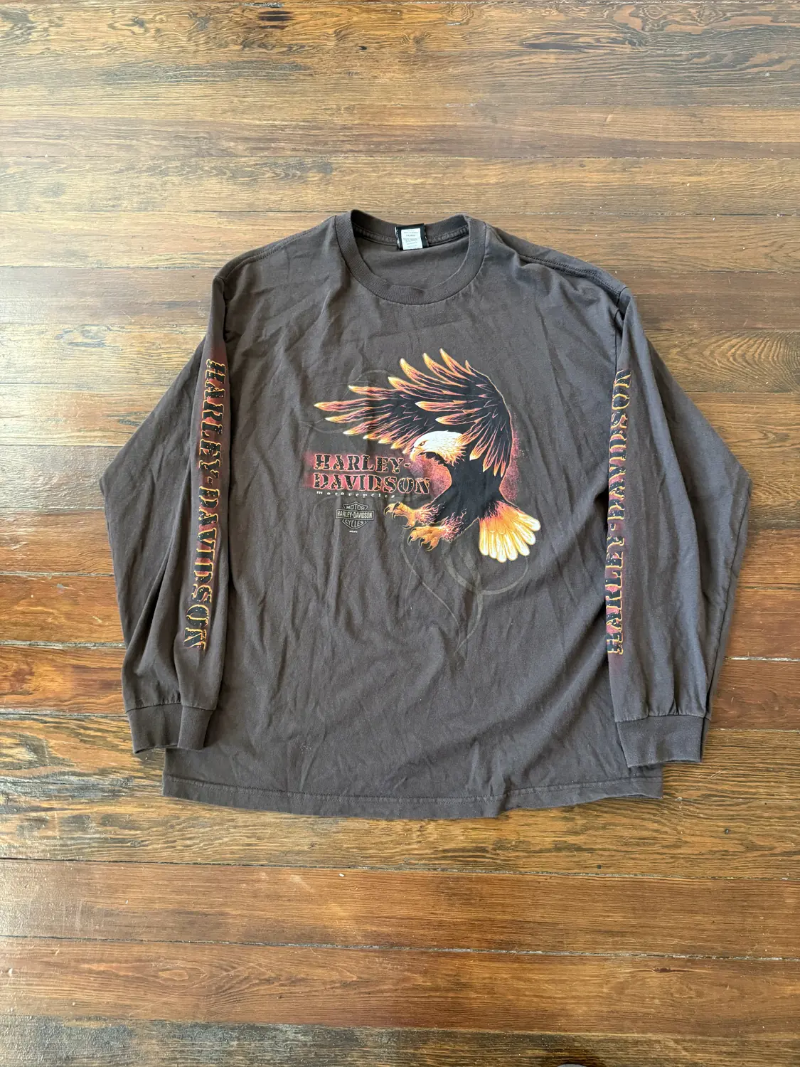 Vintage Y2K Harley Davidson Long Sleeve T Shirt