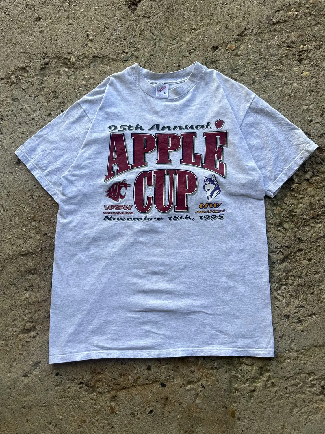 1995 Grey Apple Cup Tee