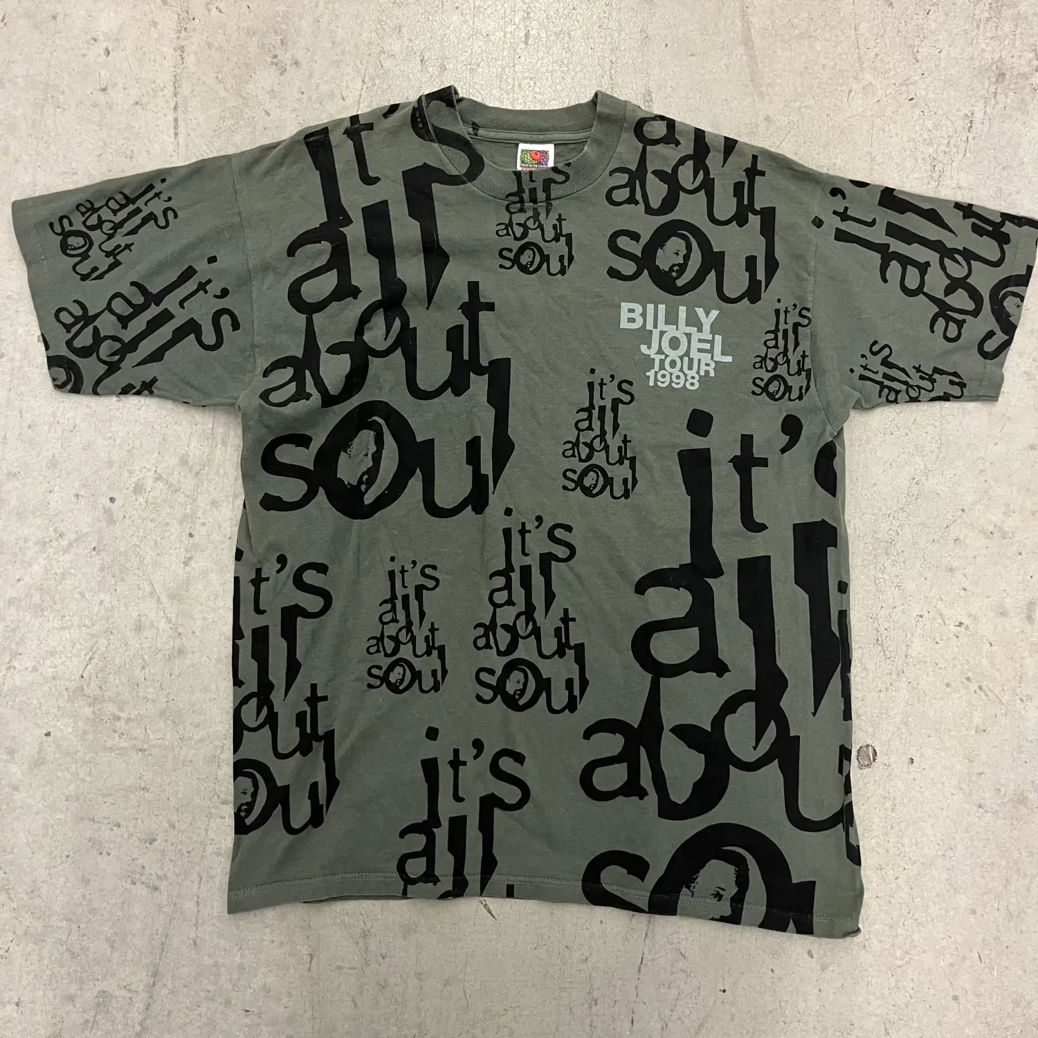 1998 Billy Joel It’s All About Soul AOP Tee