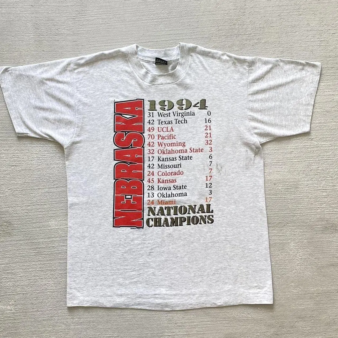 Vintage 1994 Nebraska Tee