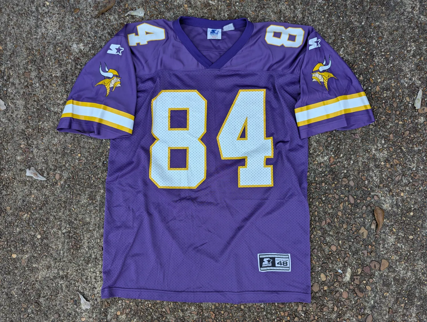 Vintage 90's Randy Moss Minnesota Vikings Starter Football Jersey Size Large