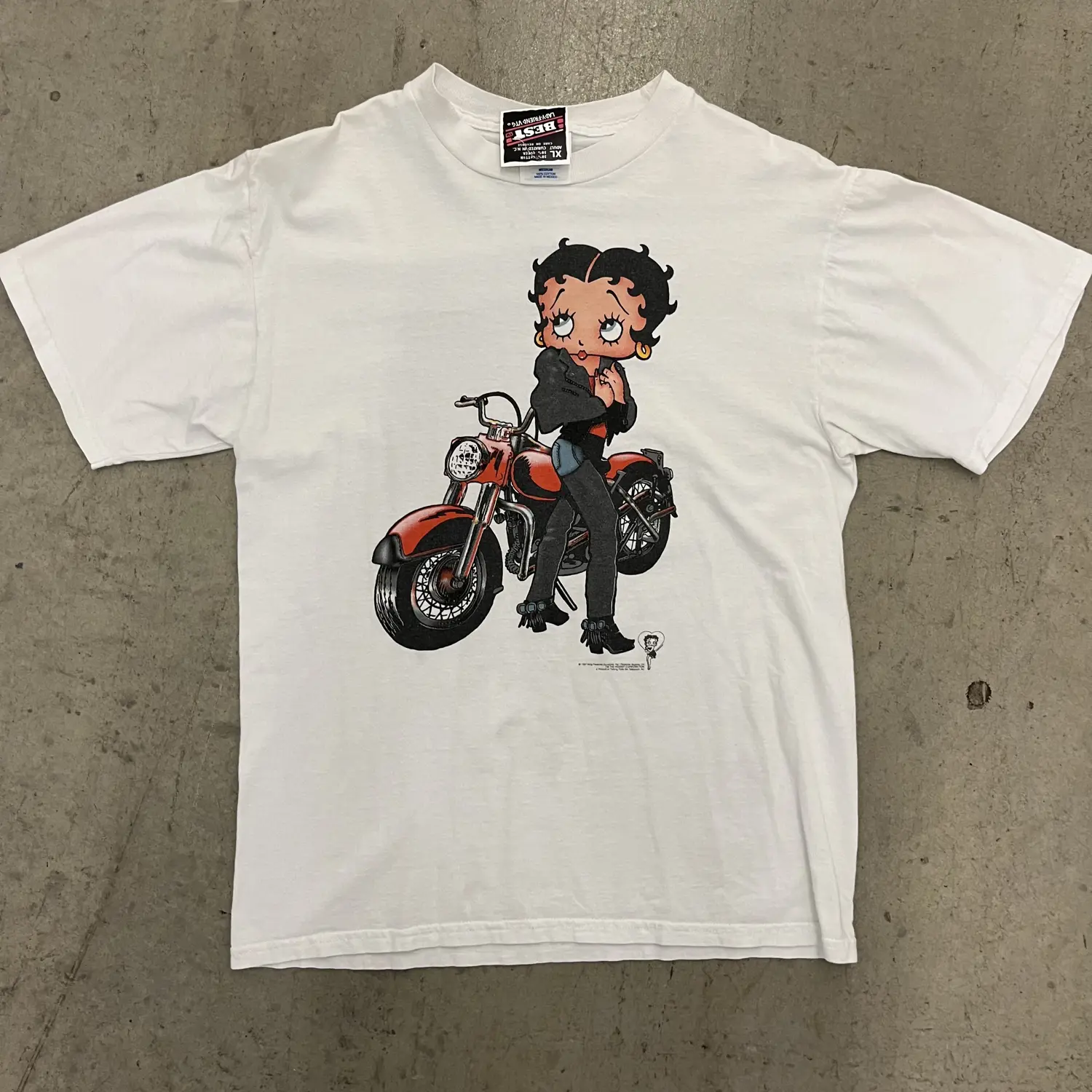 90s Betty Boop Biker Tee