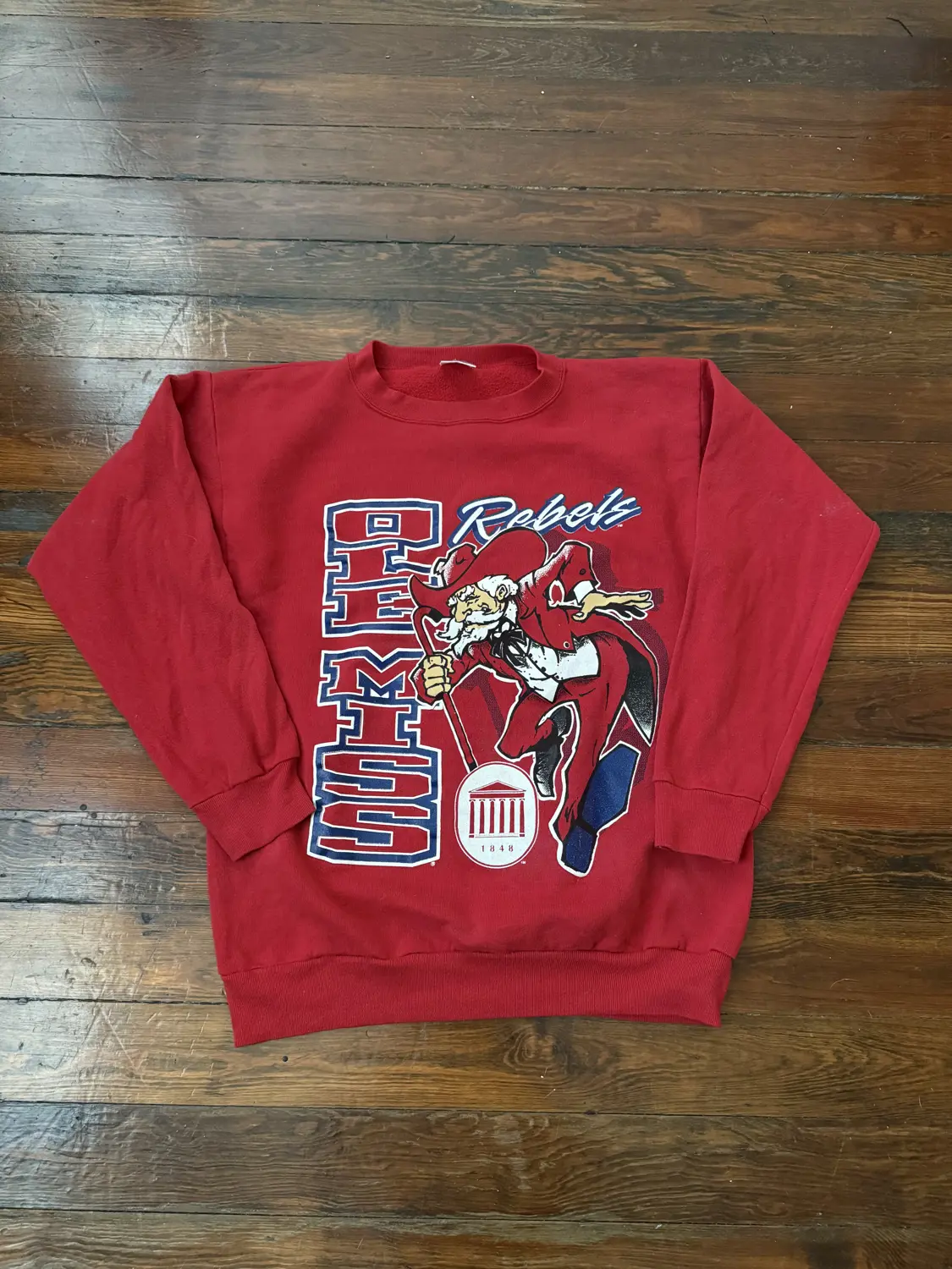 Crazy Vintage 90’s Ole Miss Crewneck Sweatshirt