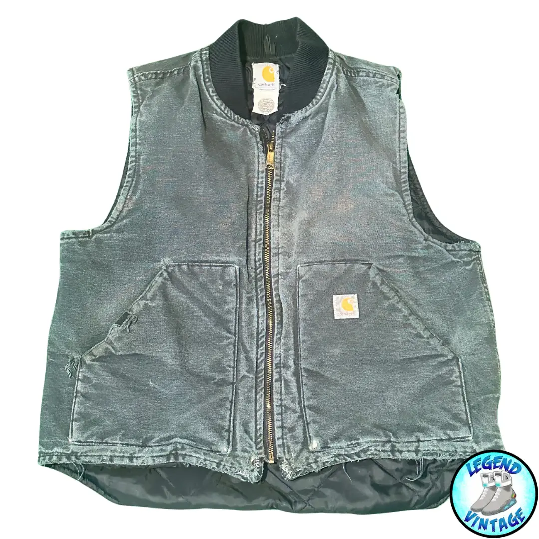 Carhartt Faded Dark Green Vest