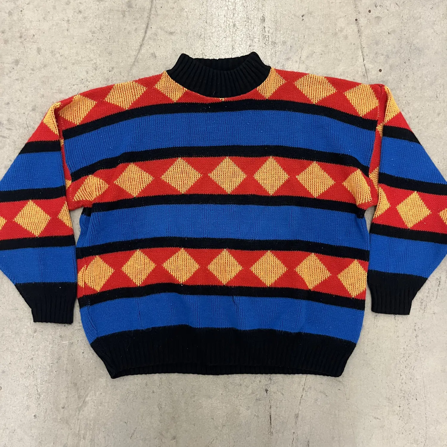 90s Geometric Sweater