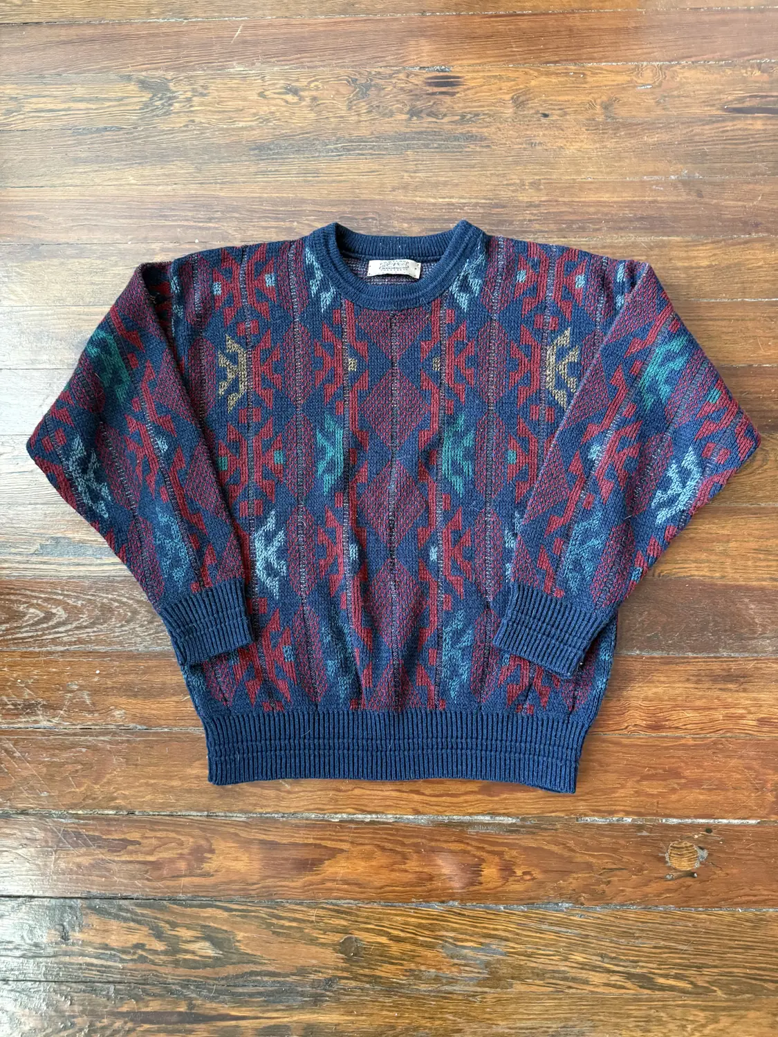 Vintage Aztec Winter Sweater