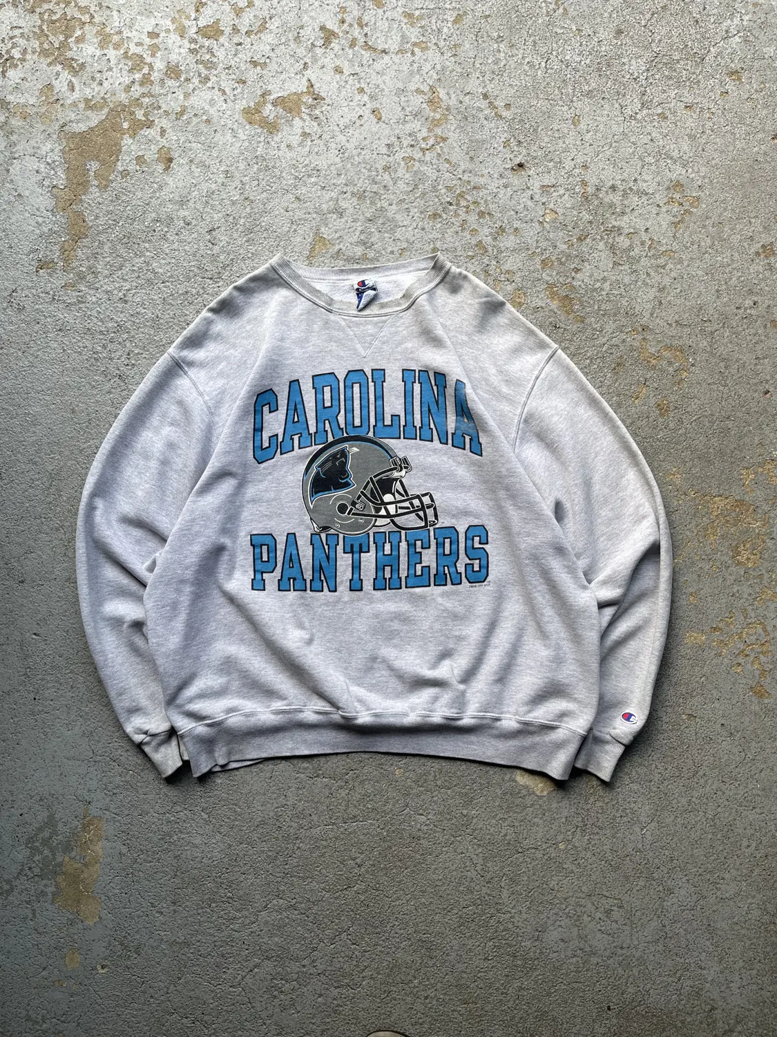 Vintage Champion Carolina Panthers Crew