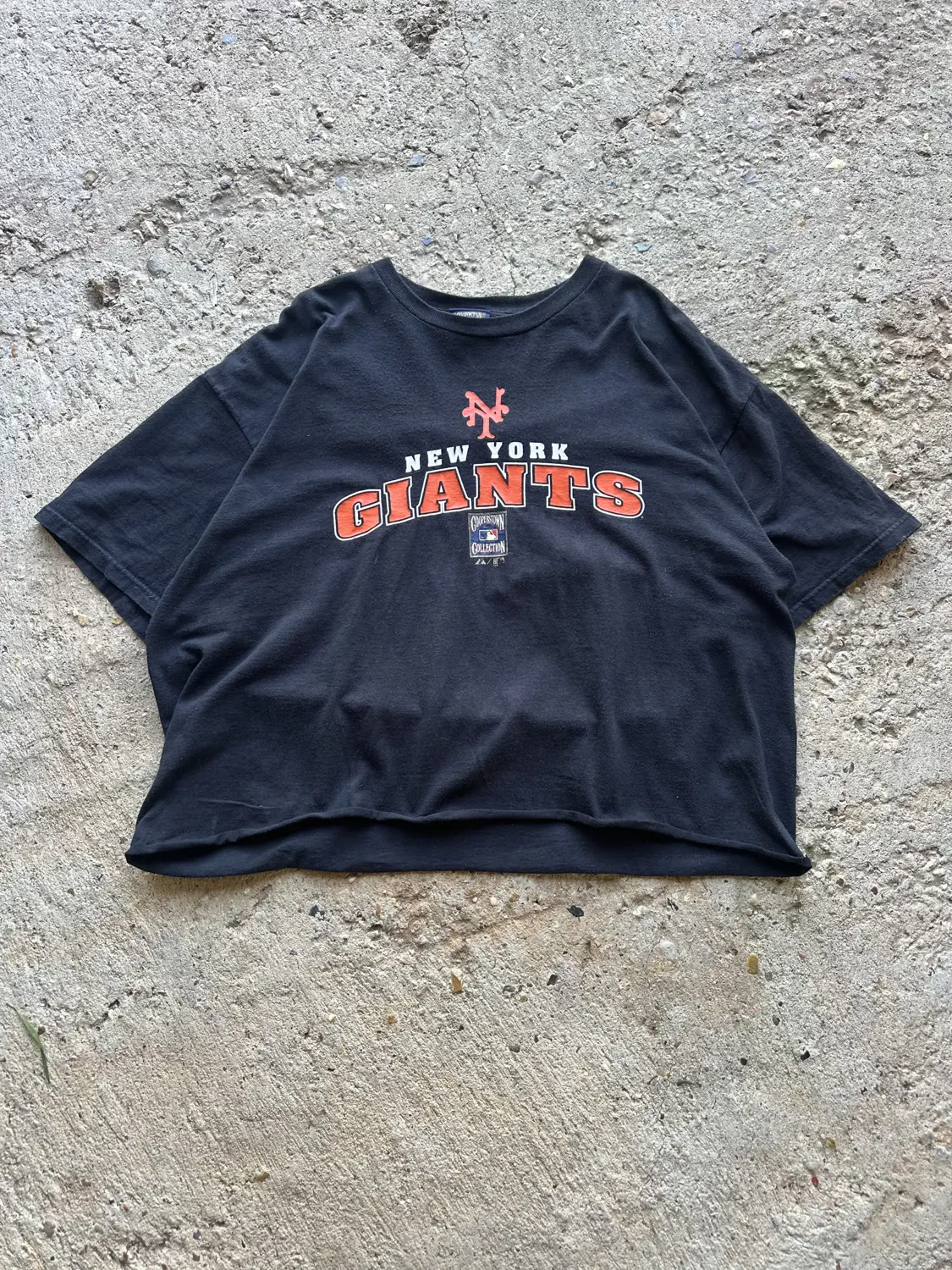 1990s Cropped NY Giants Championship Tee