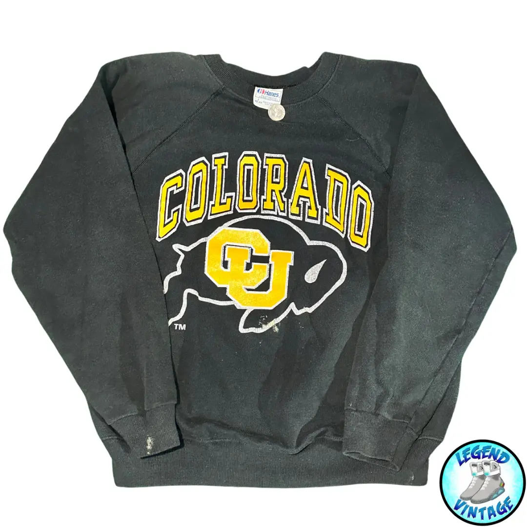 Colorado Buffs Fade Print Crewneck